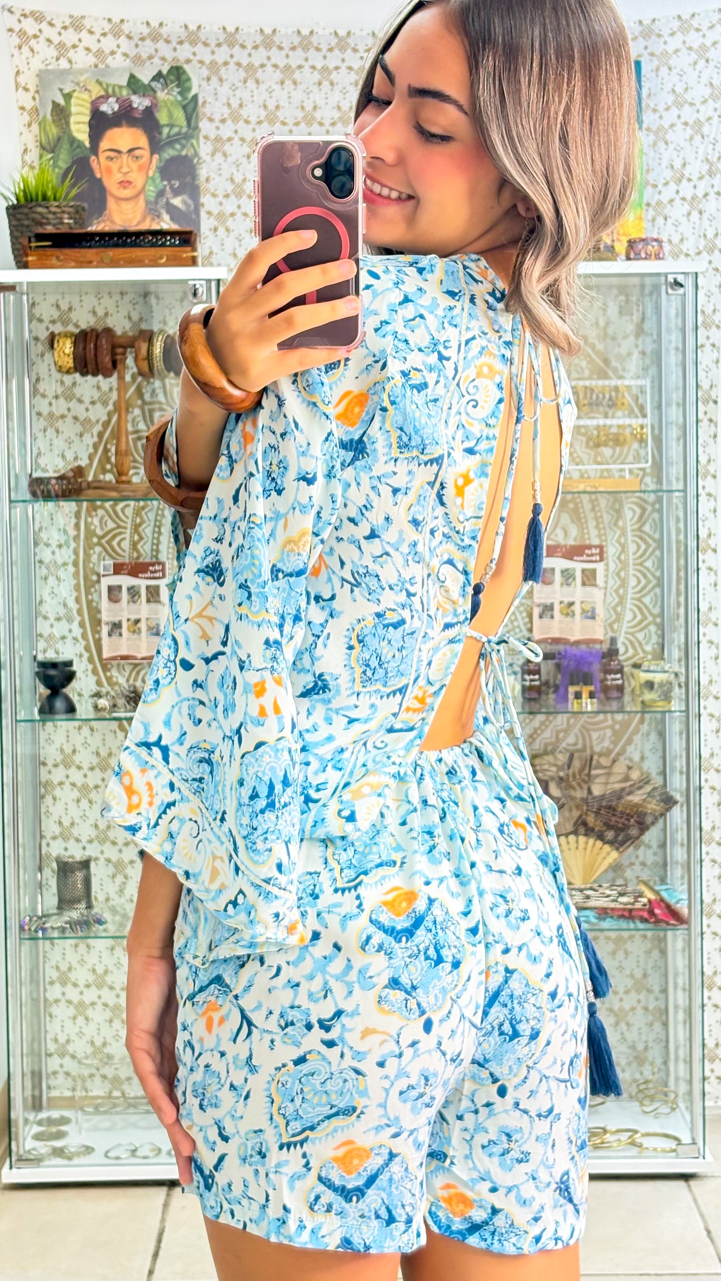 Nalani Romper-Blue