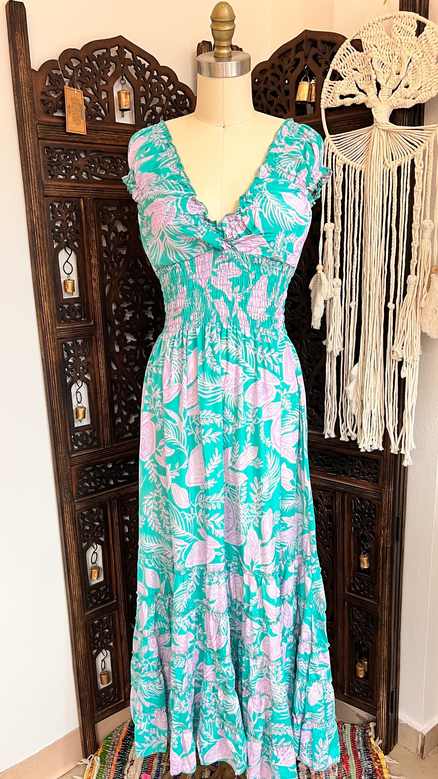 Peasant Maxi Dress