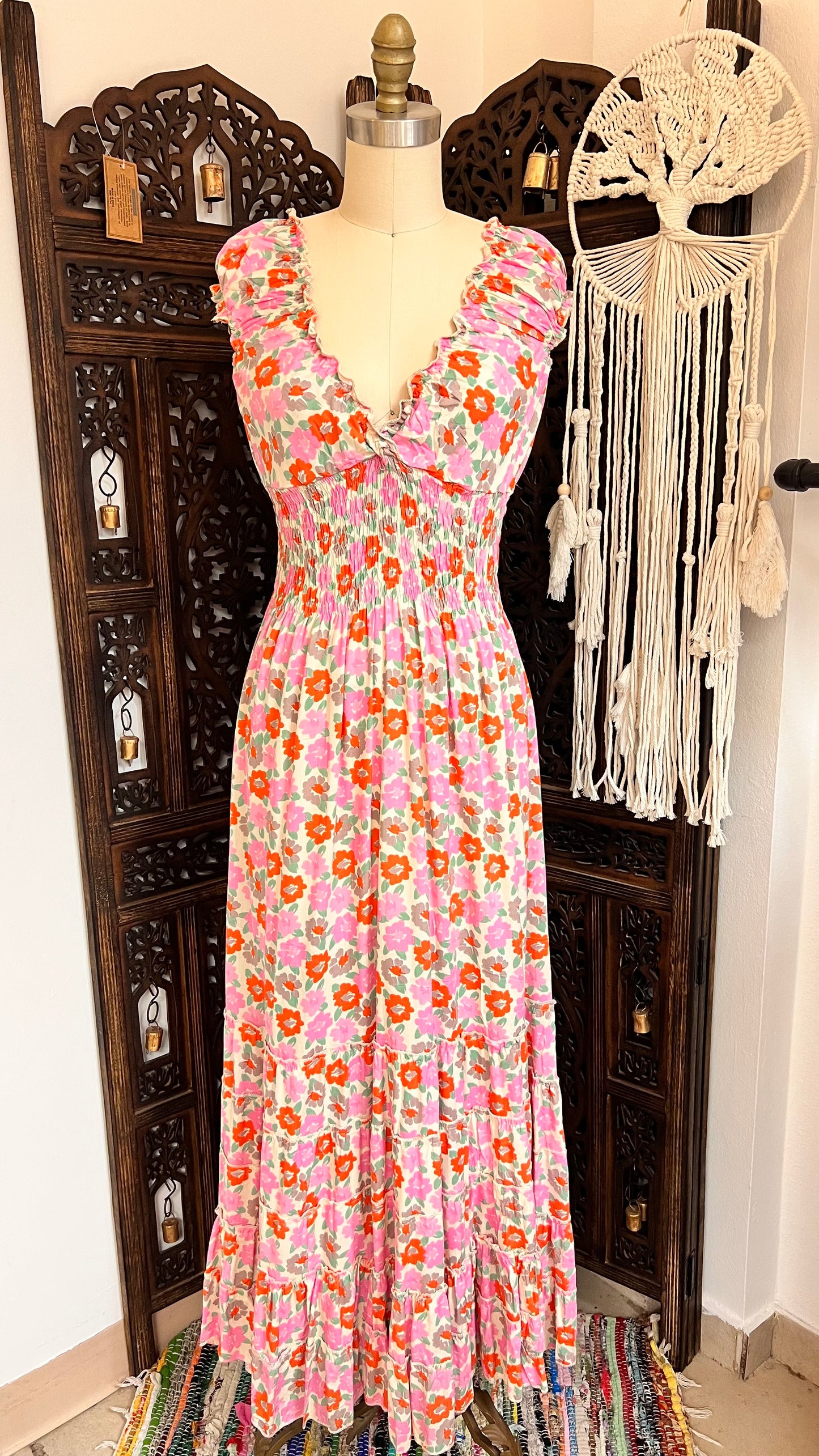 Peasant Maxi Dress
