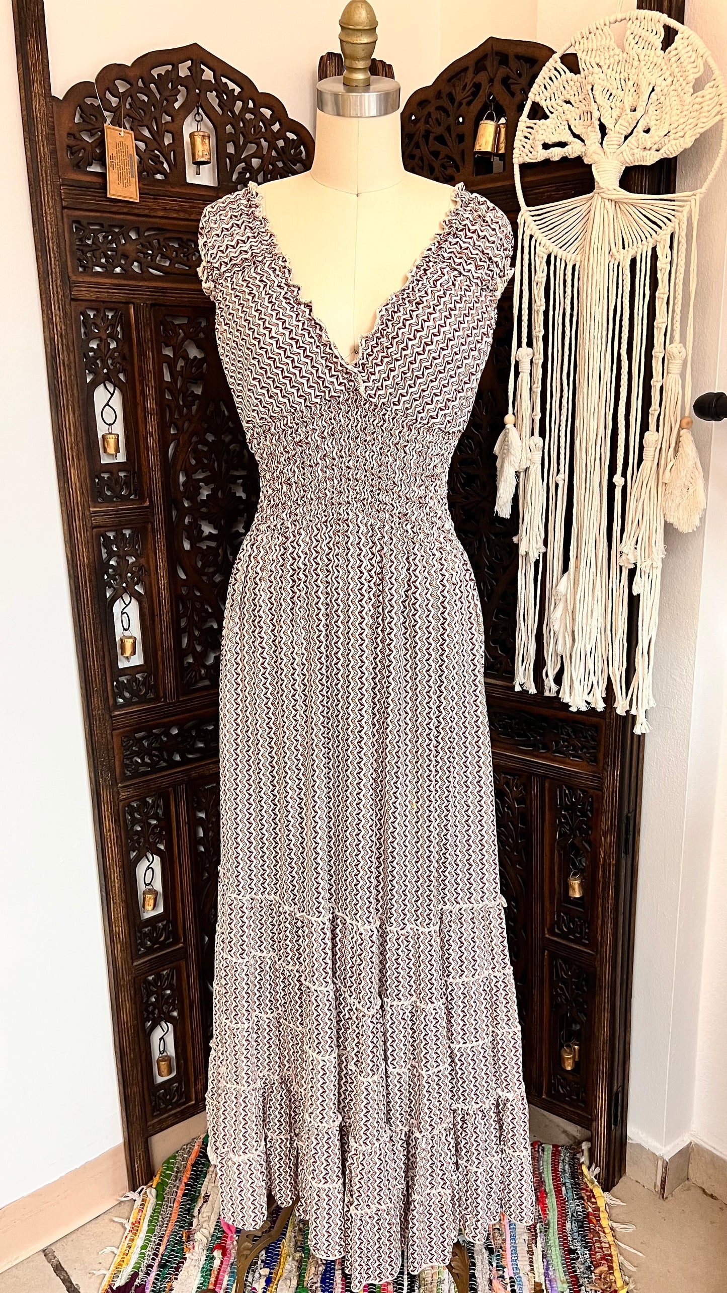 Peasant Maxi Dress