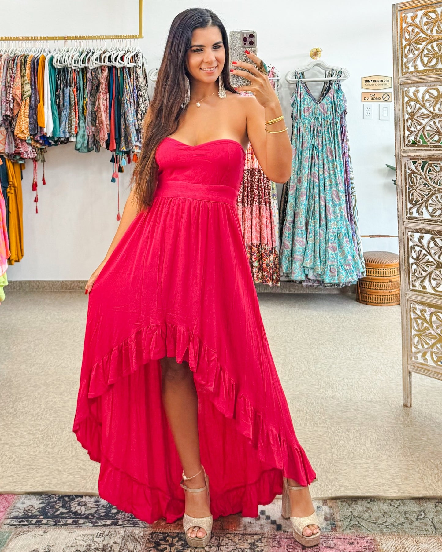 Evie High Low Dress