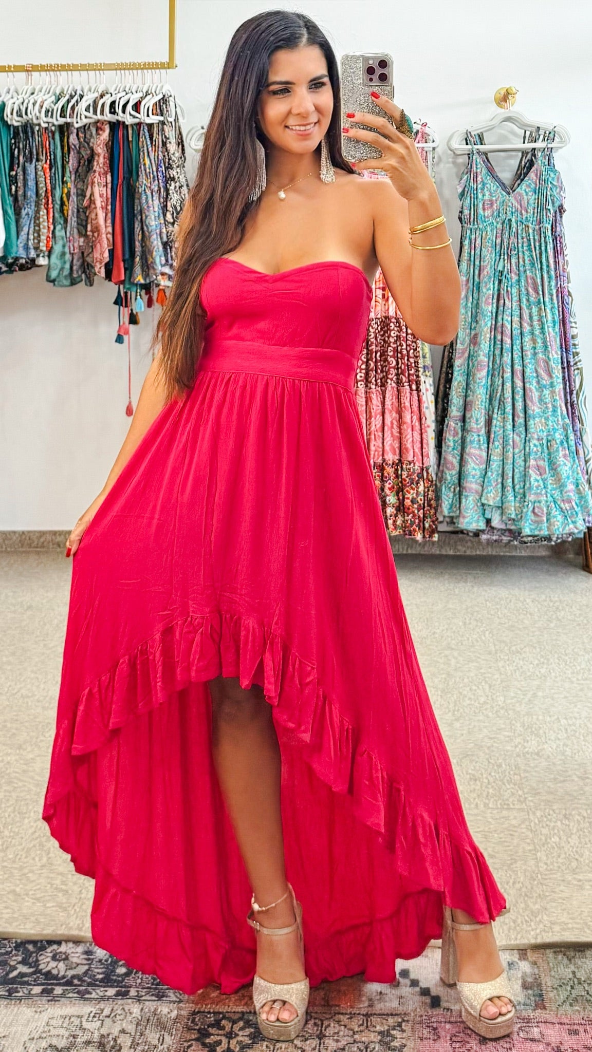 Evie High Low Dress