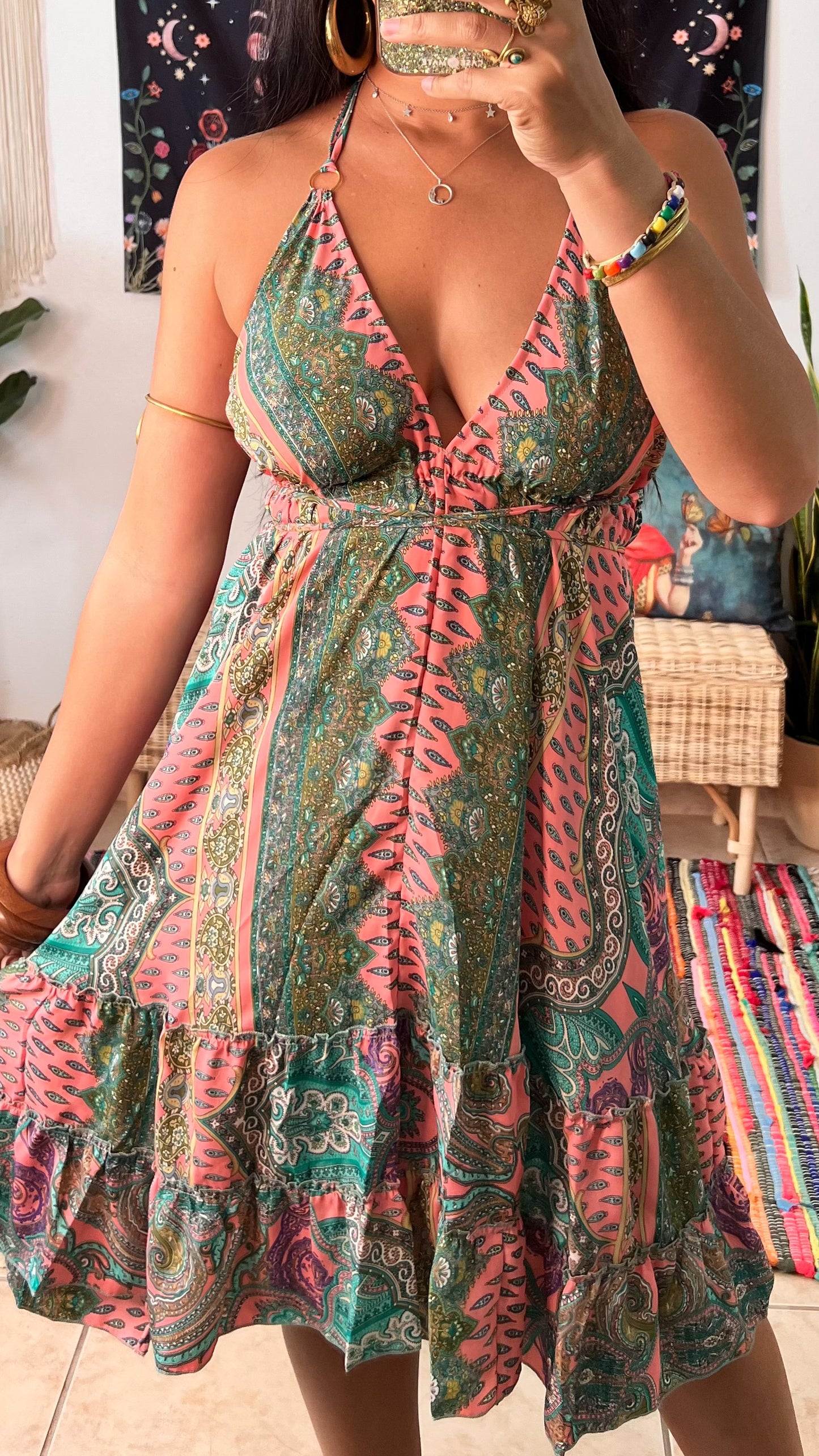 Vibrant Short Dress