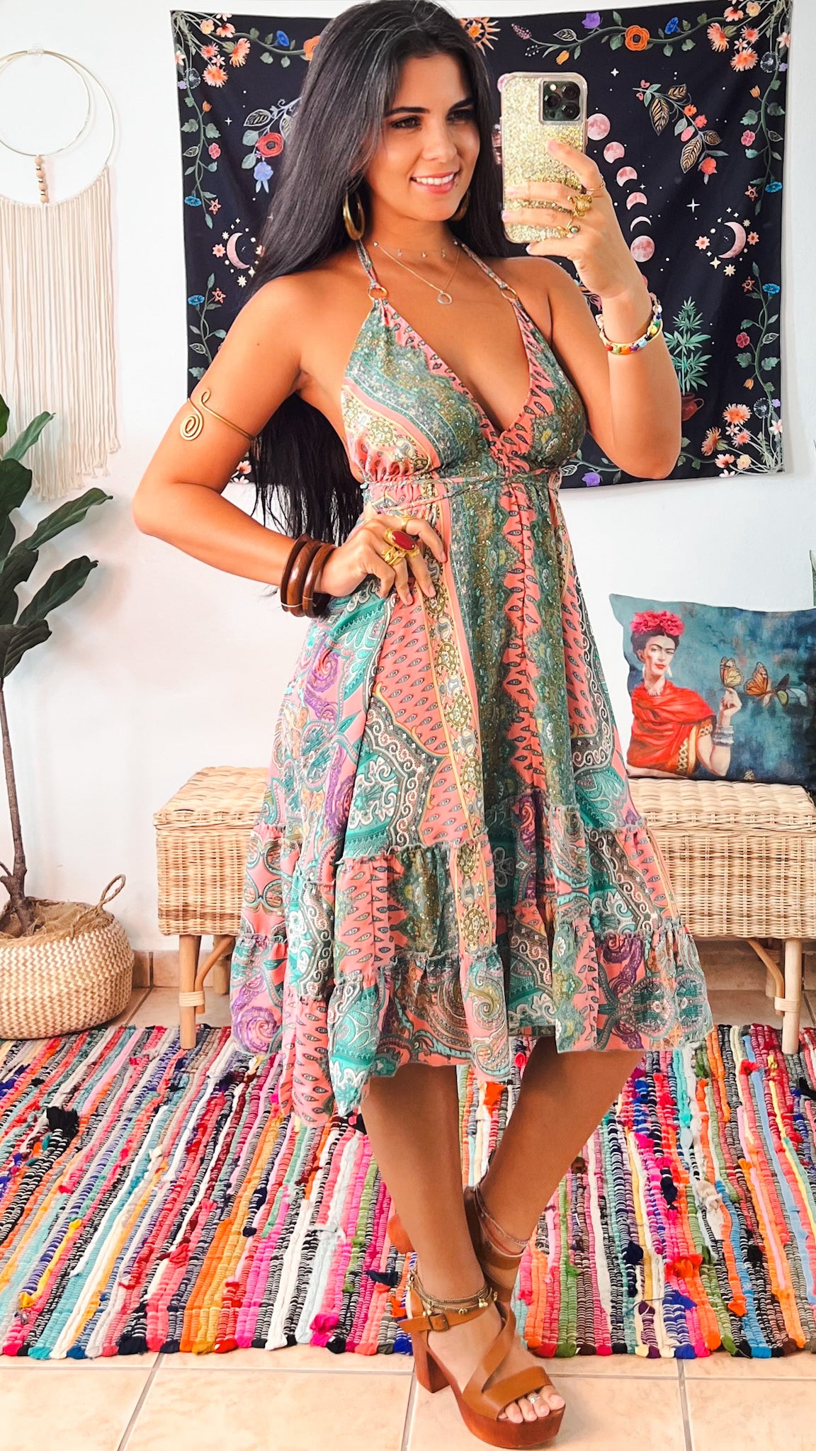 Vibrant Short Dress