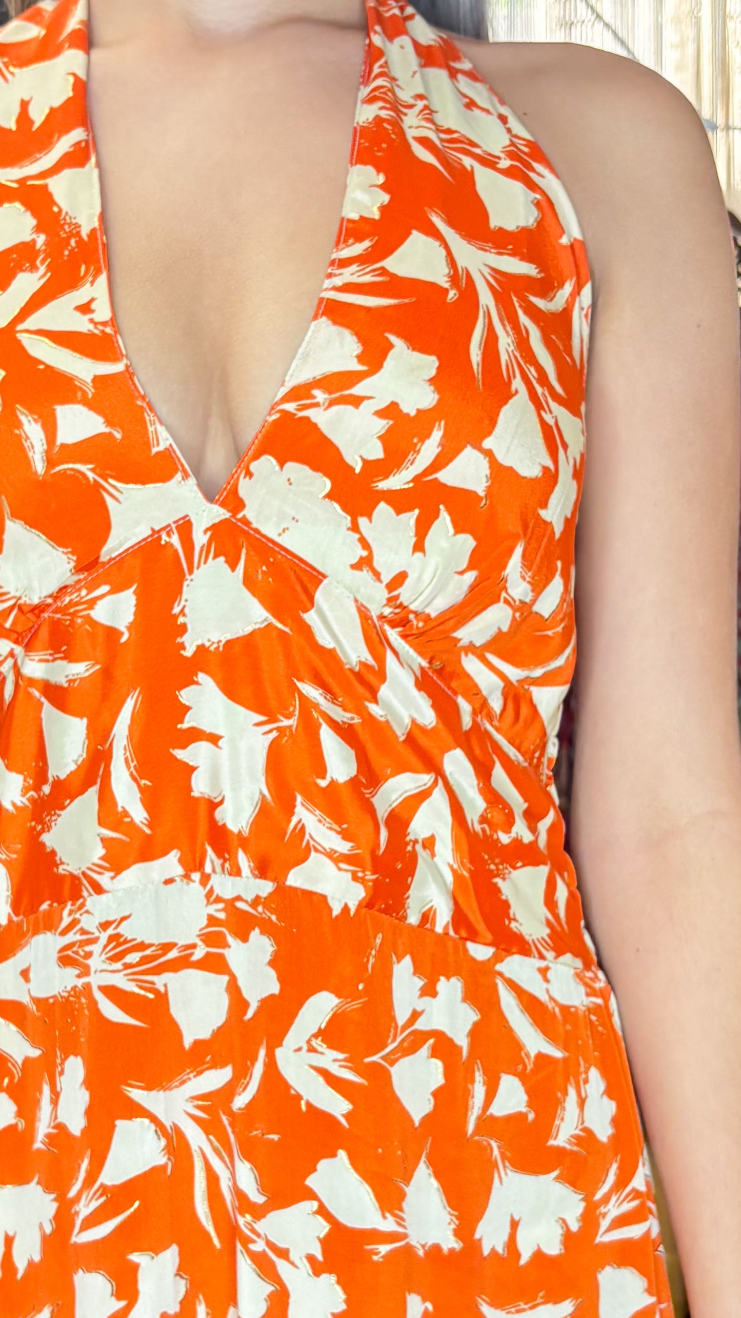 Adela Maxi Dress-Orange