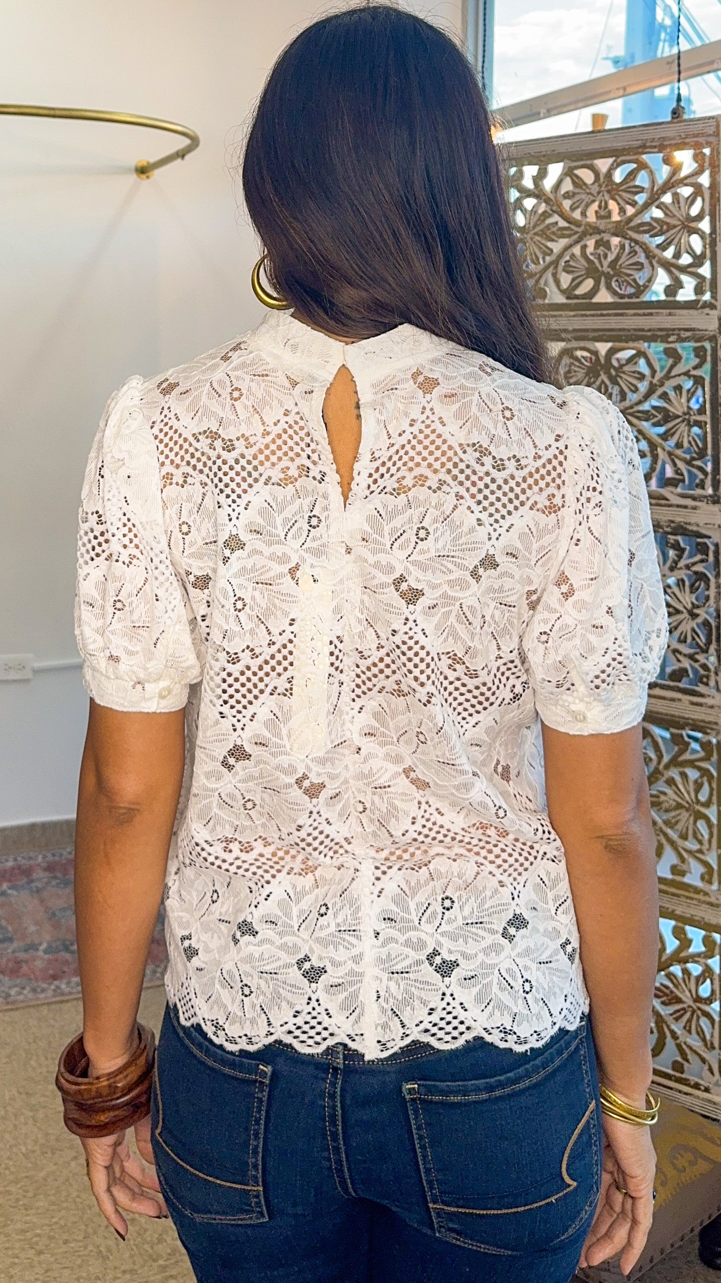 Abelle Top- White