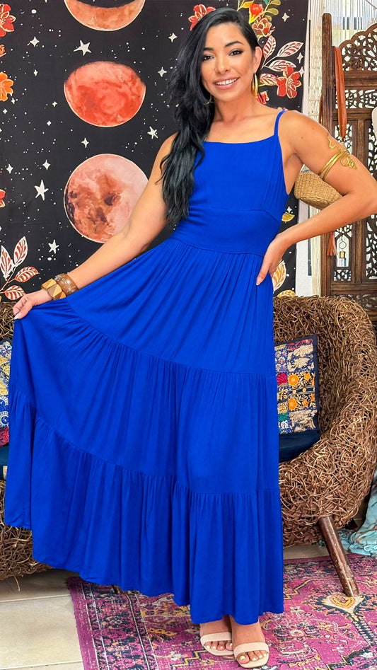 Java Dress- Royal Blue