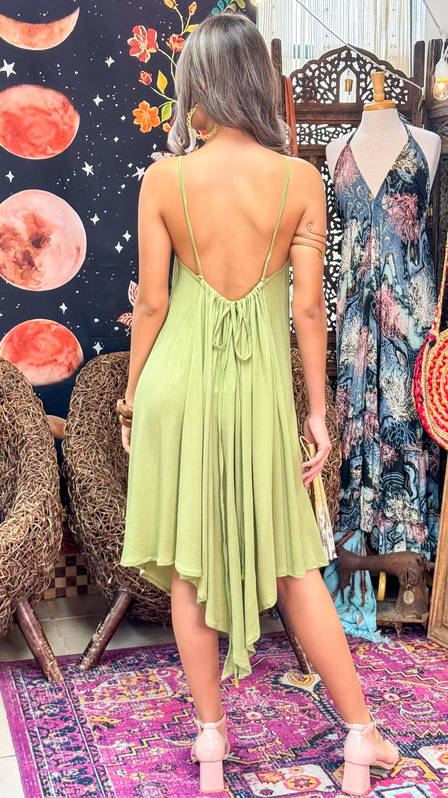Ava Dress- Green