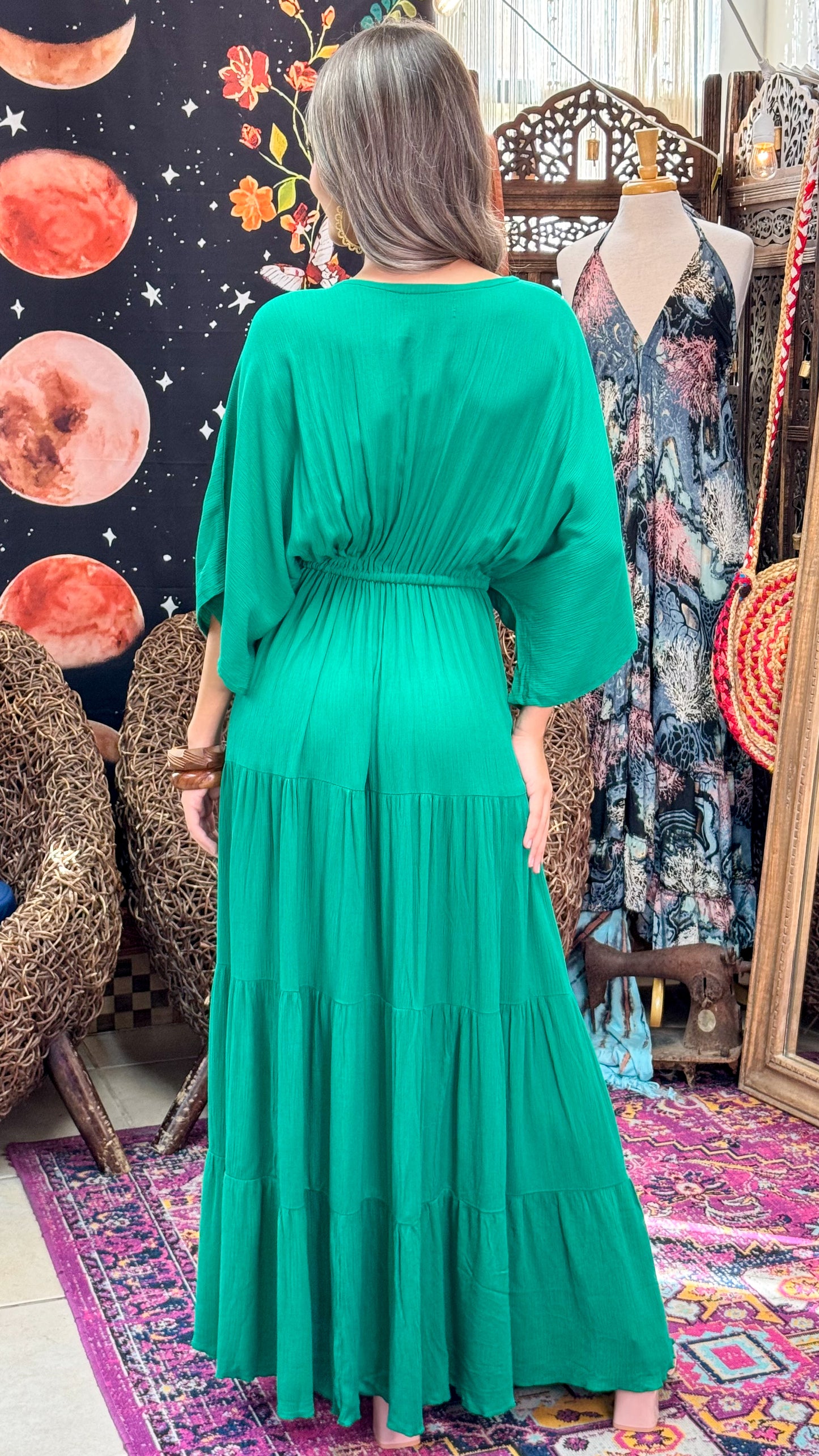 Nereida Dress- Green