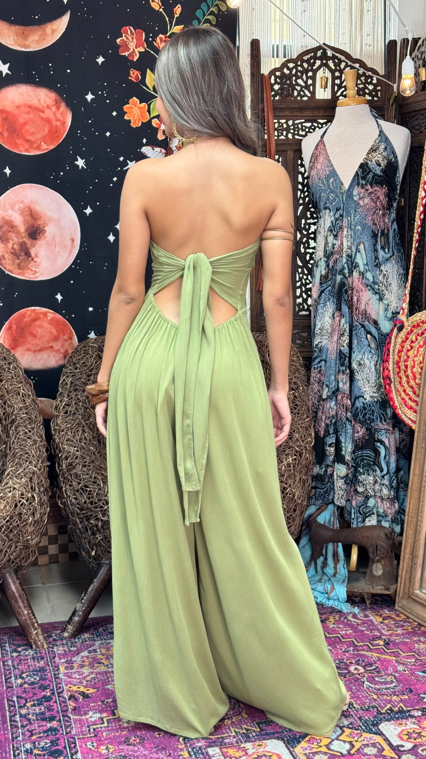 Caelum Jumpsuit-Green