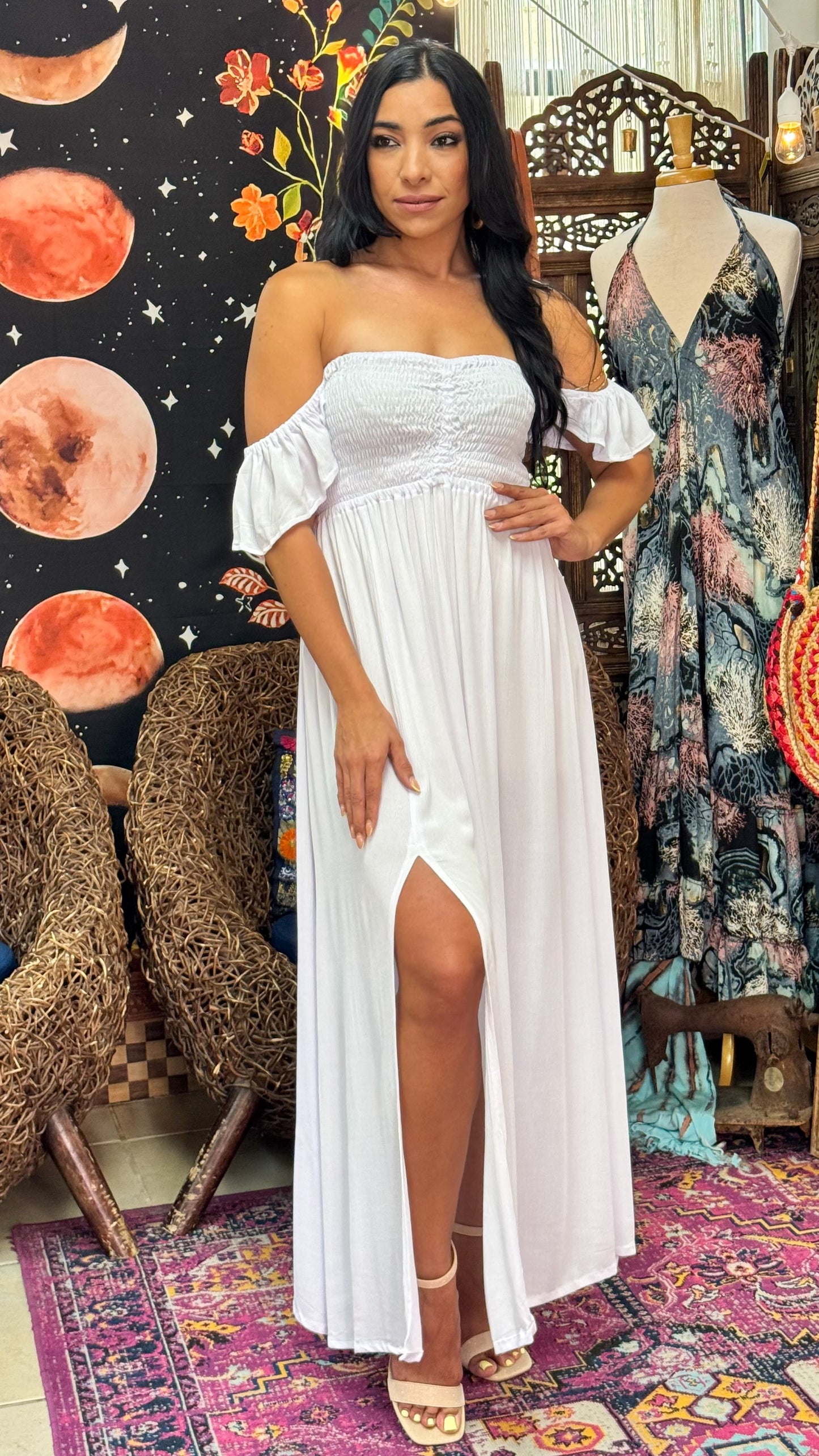 Lyanna Dress-White