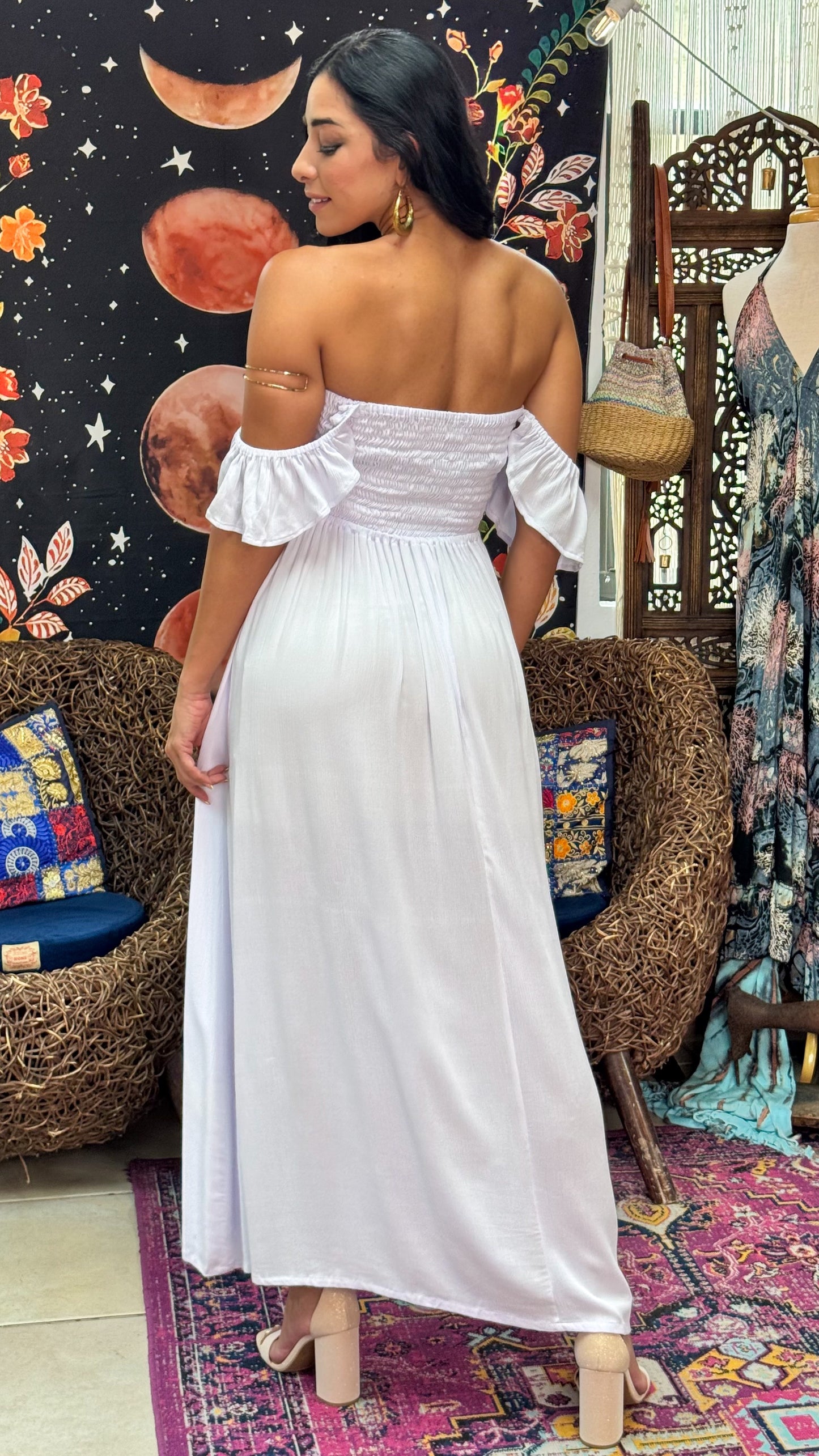 Lyanna Dress-White