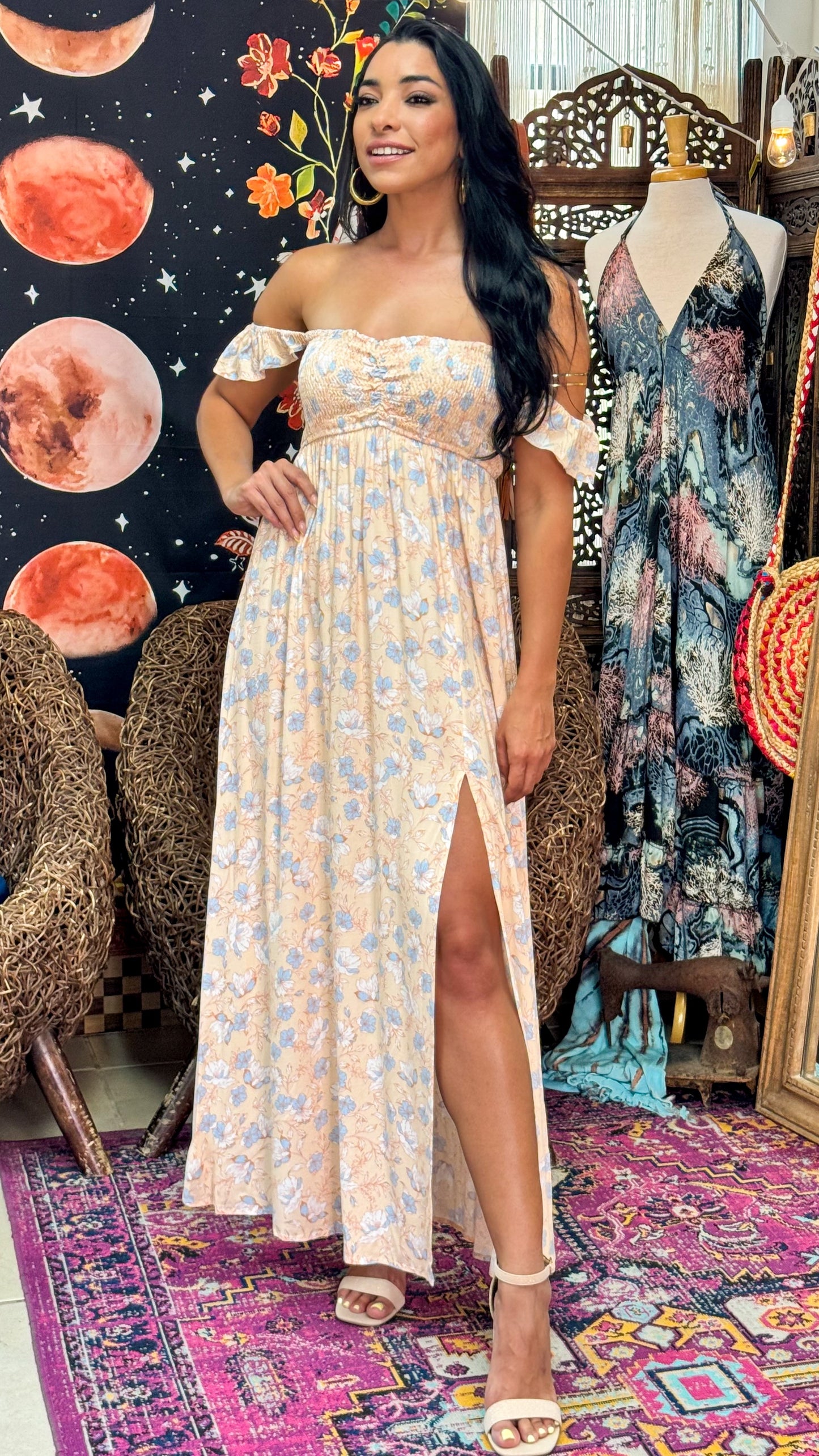 Lyanna Dress- Coral