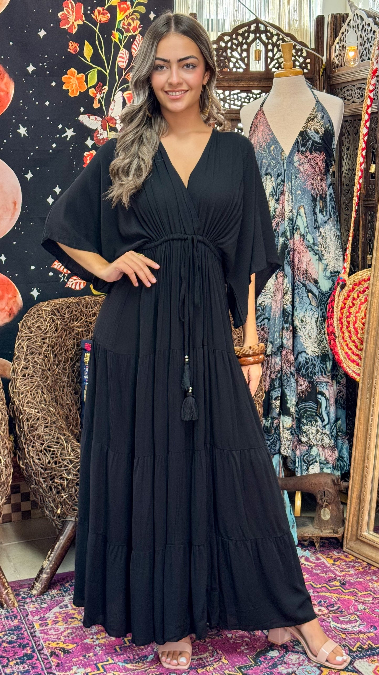 Nereida Dress- Black