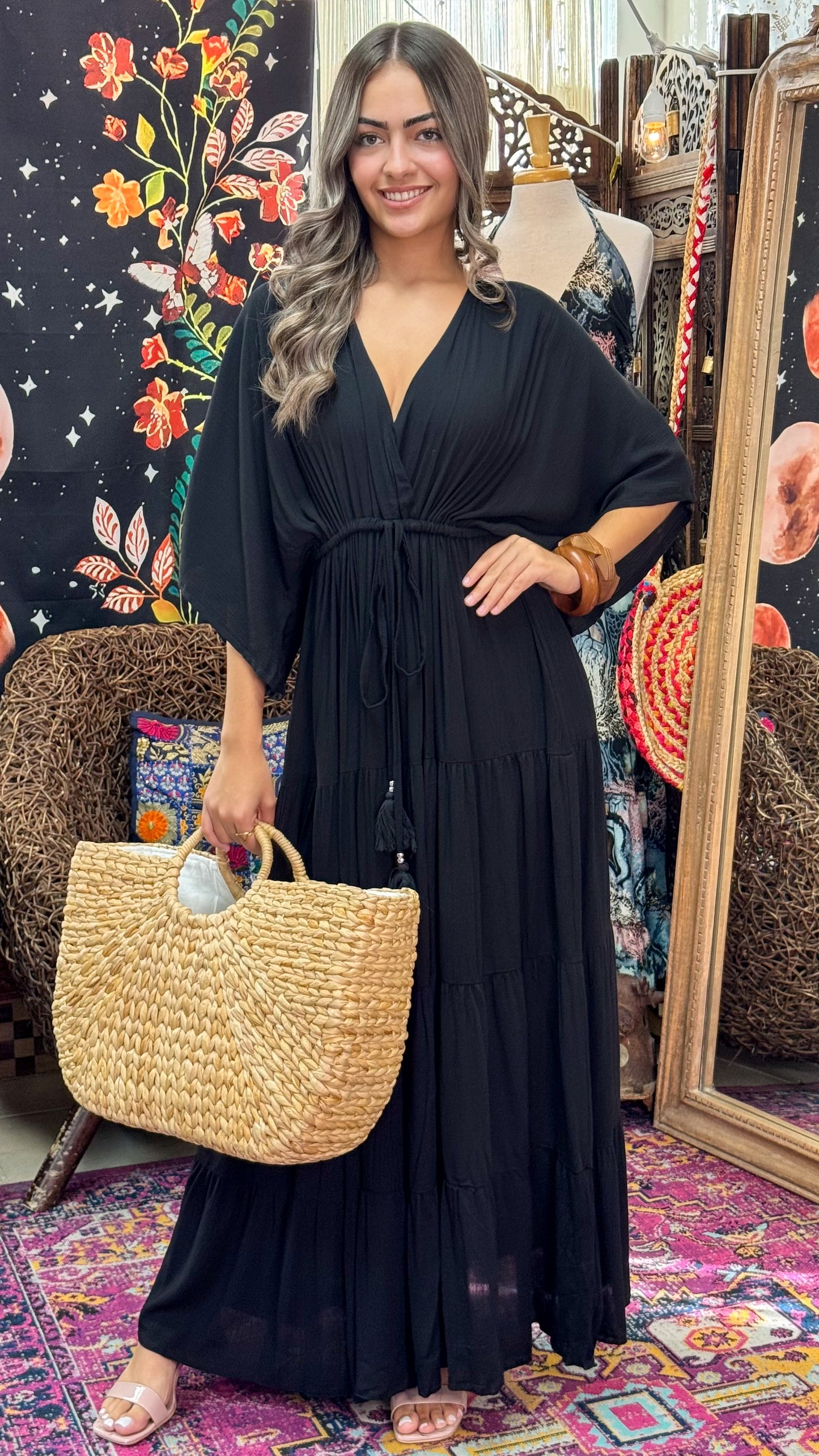 Nereida Dress- Black