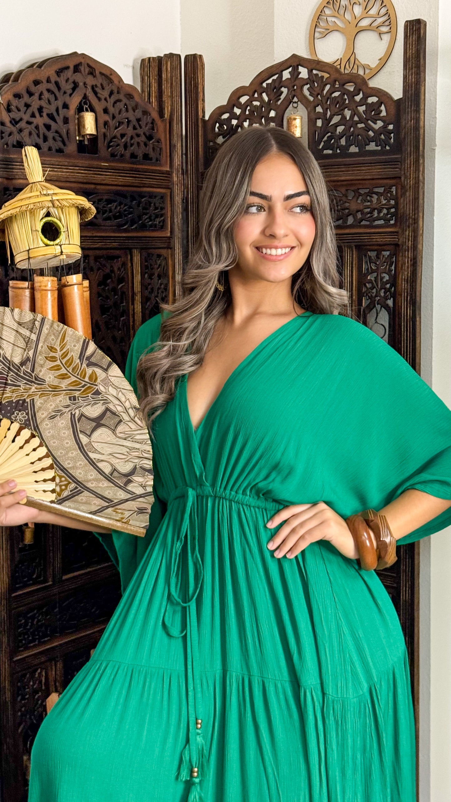 Nereida Dress- Green