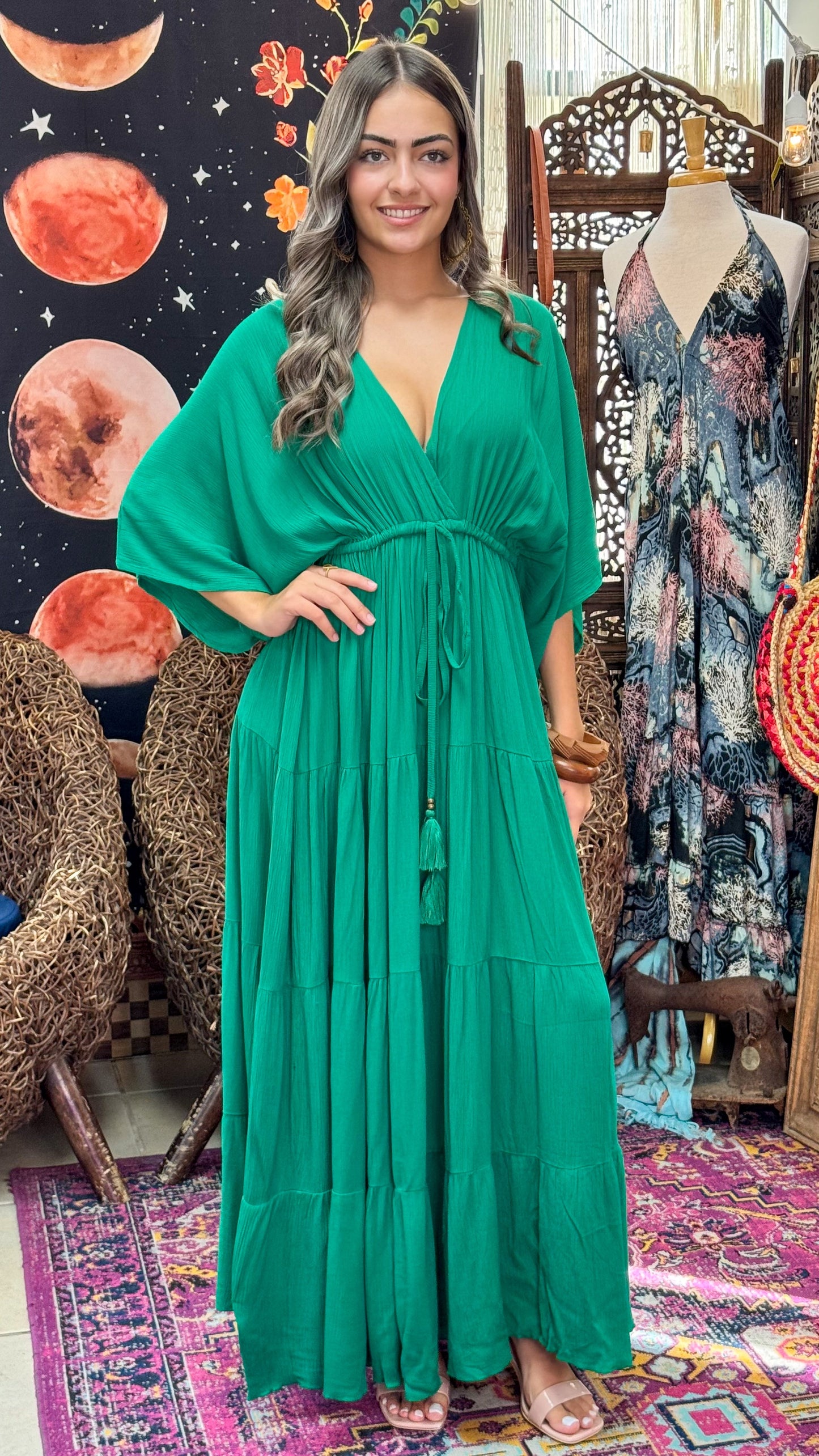 Nereida Dress- Green