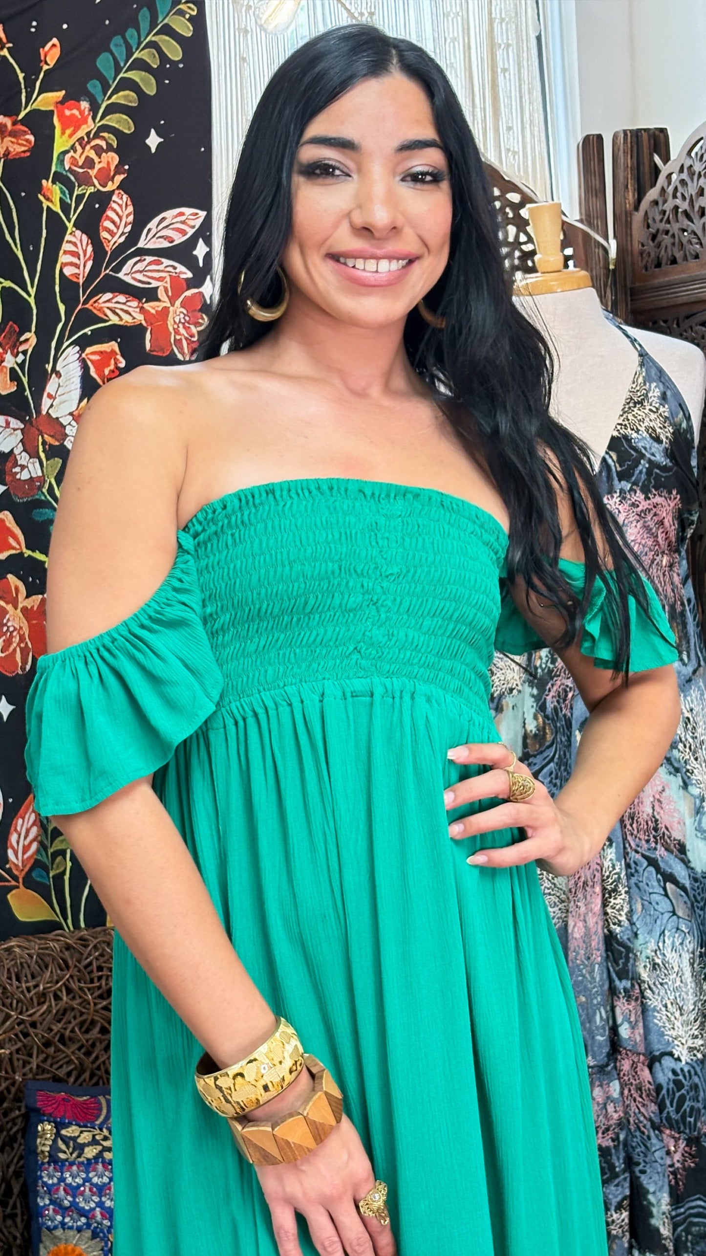 Lyanna Dress-Green