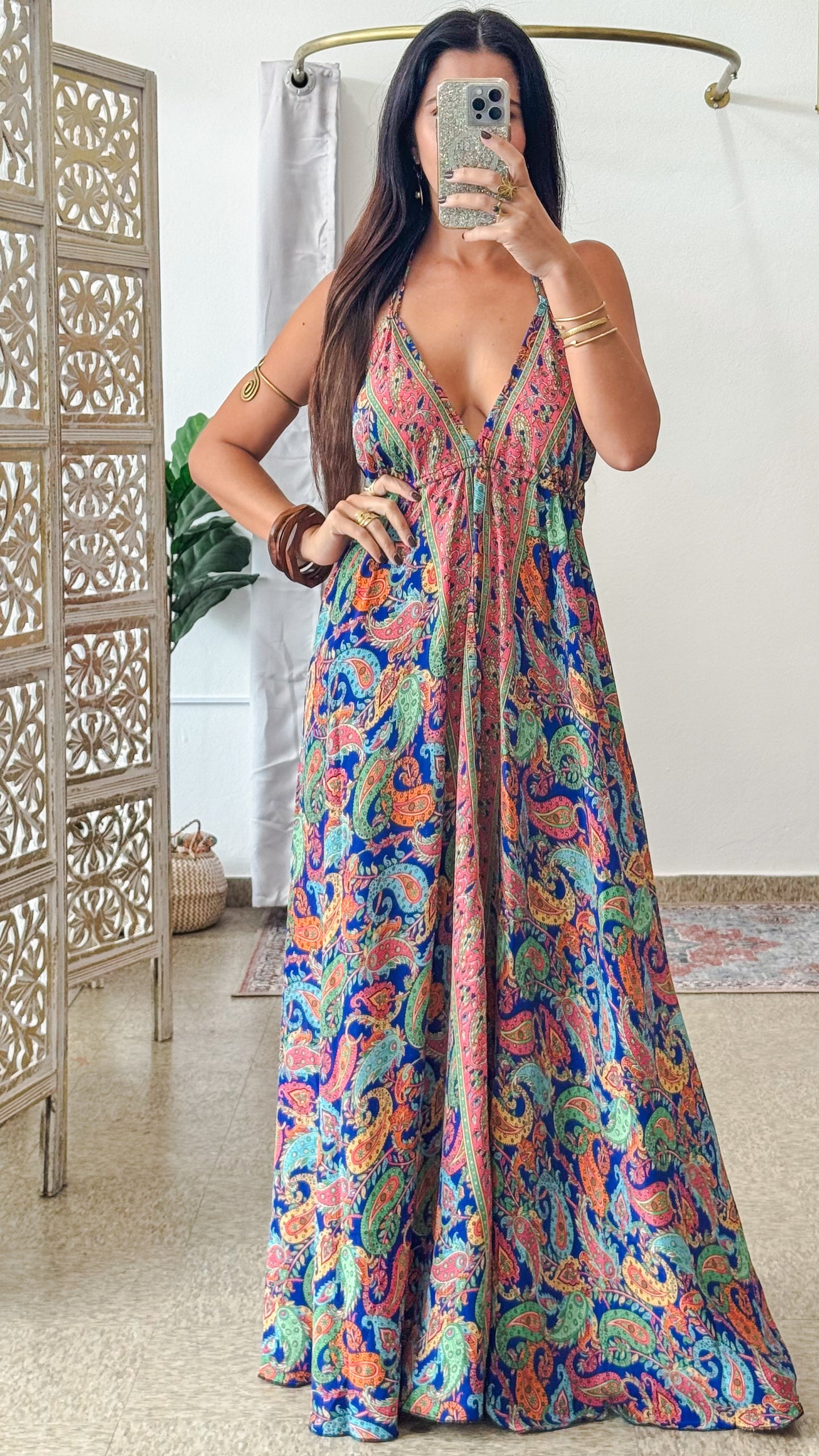 Lalita Maxi Dress- Indigo