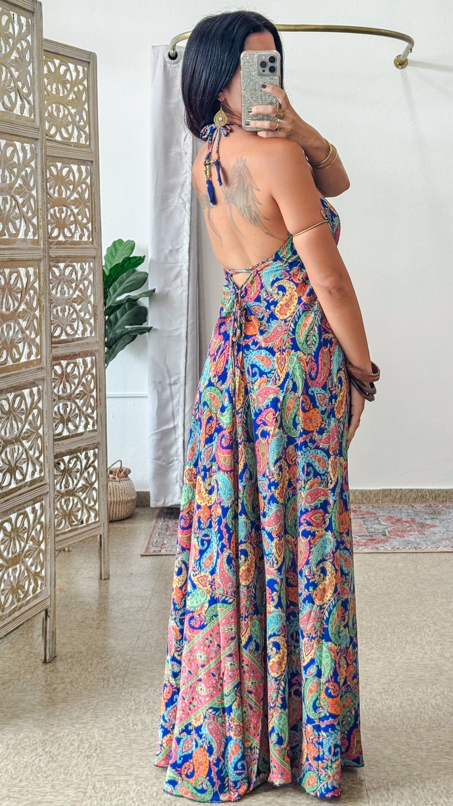 Lalita Maxi Dress- Indigo