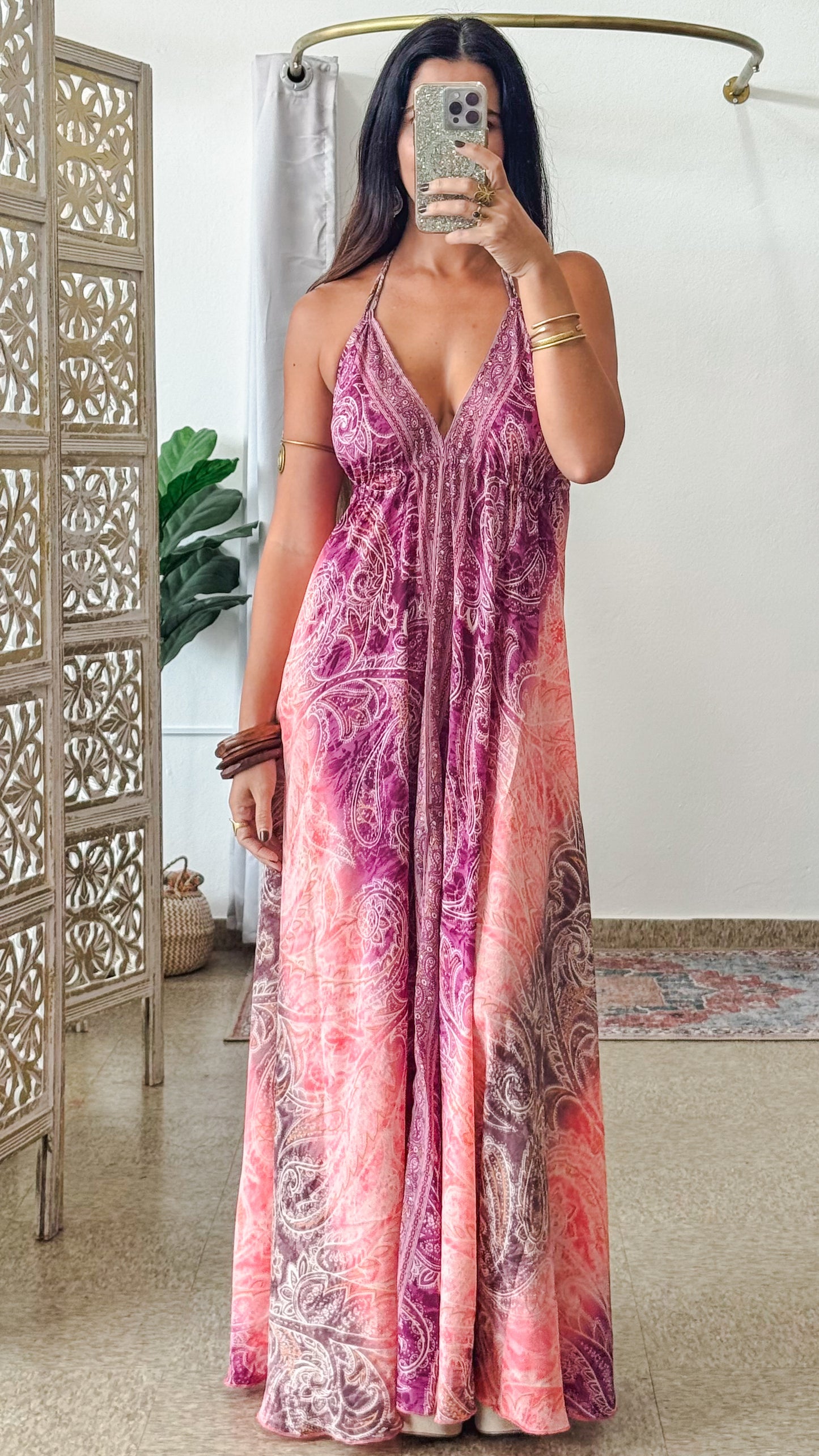 Lalita Maxi Dress- Pink