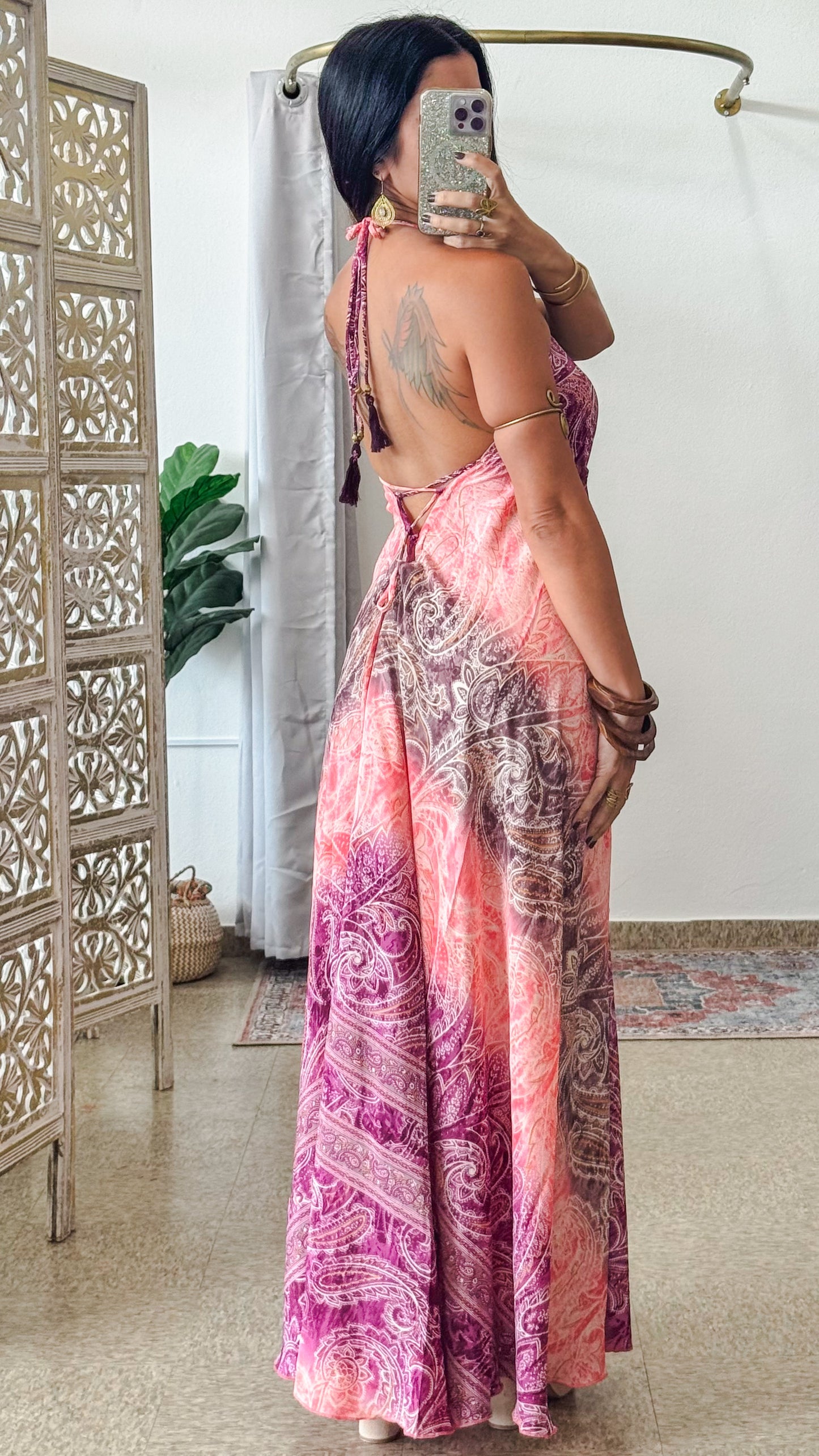Lalita Maxi Dress- Pink