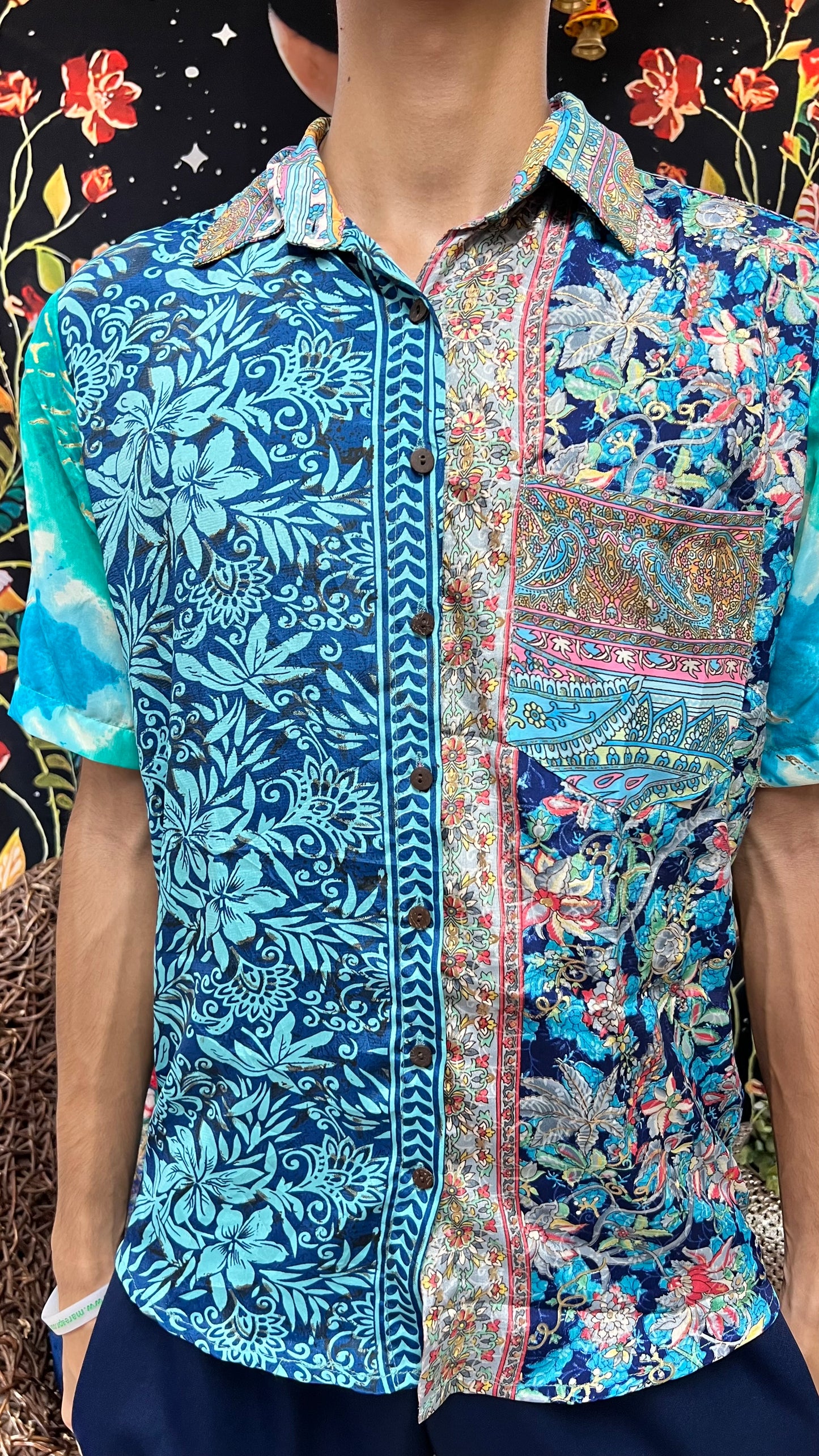 Patchwork Shirt- Small