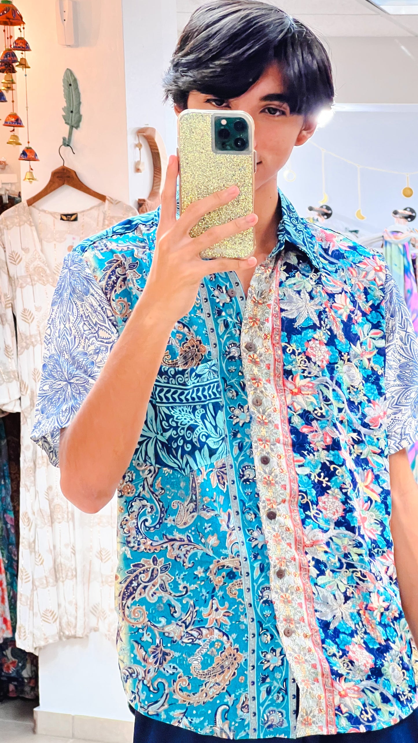 Patchwork Shirt- Small