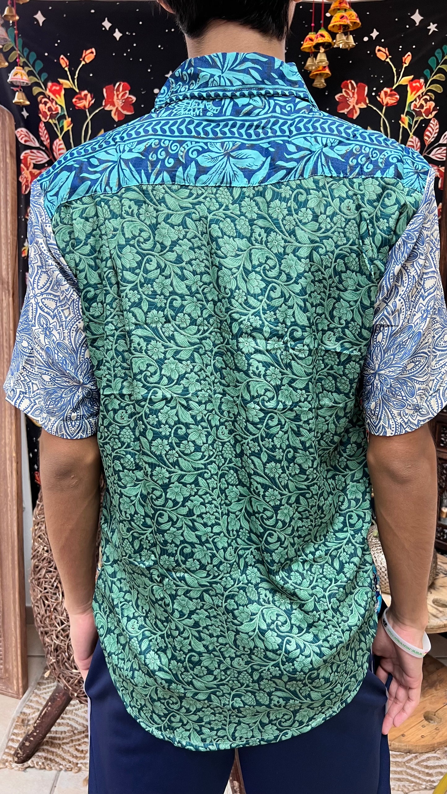Patchwork Shirt- Small