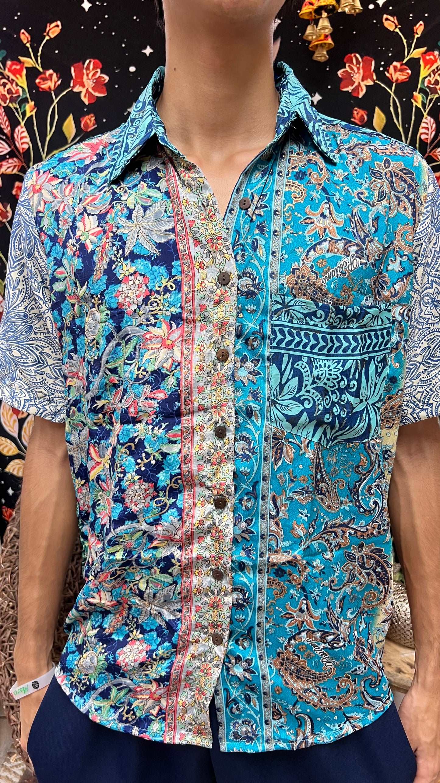 Patchwork Shirt- Small