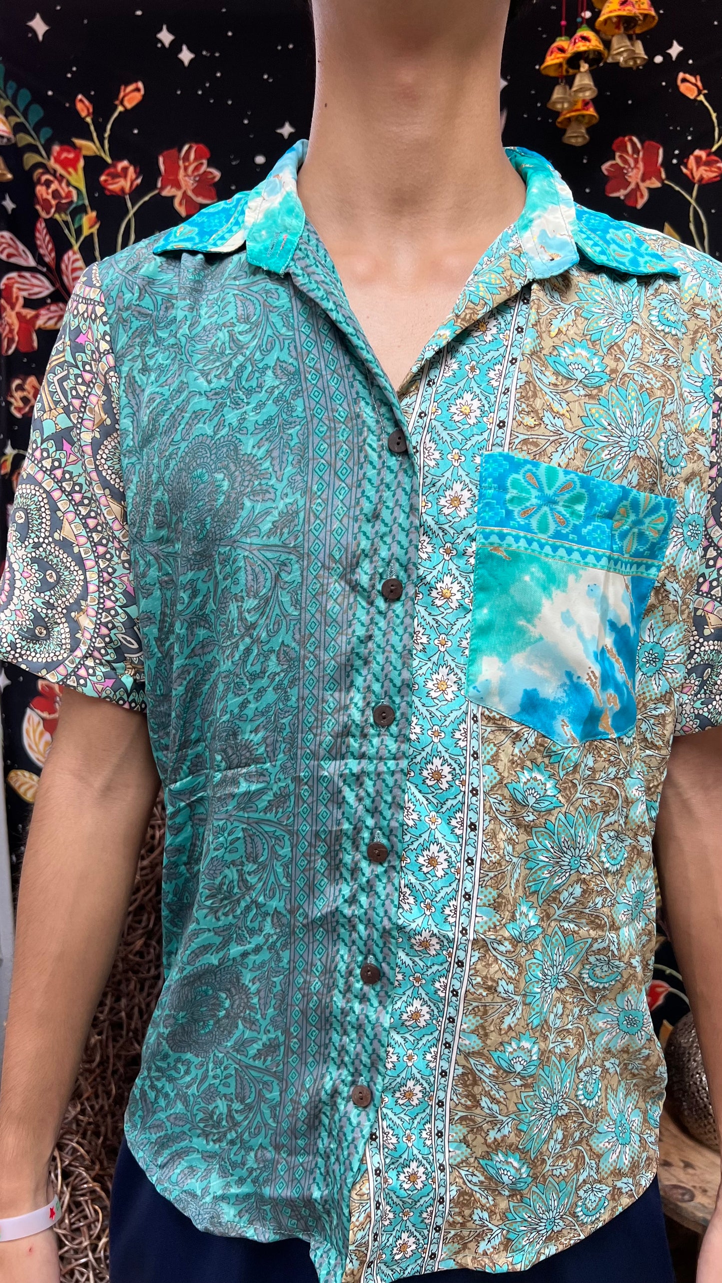 Patchwork Shirt- Small