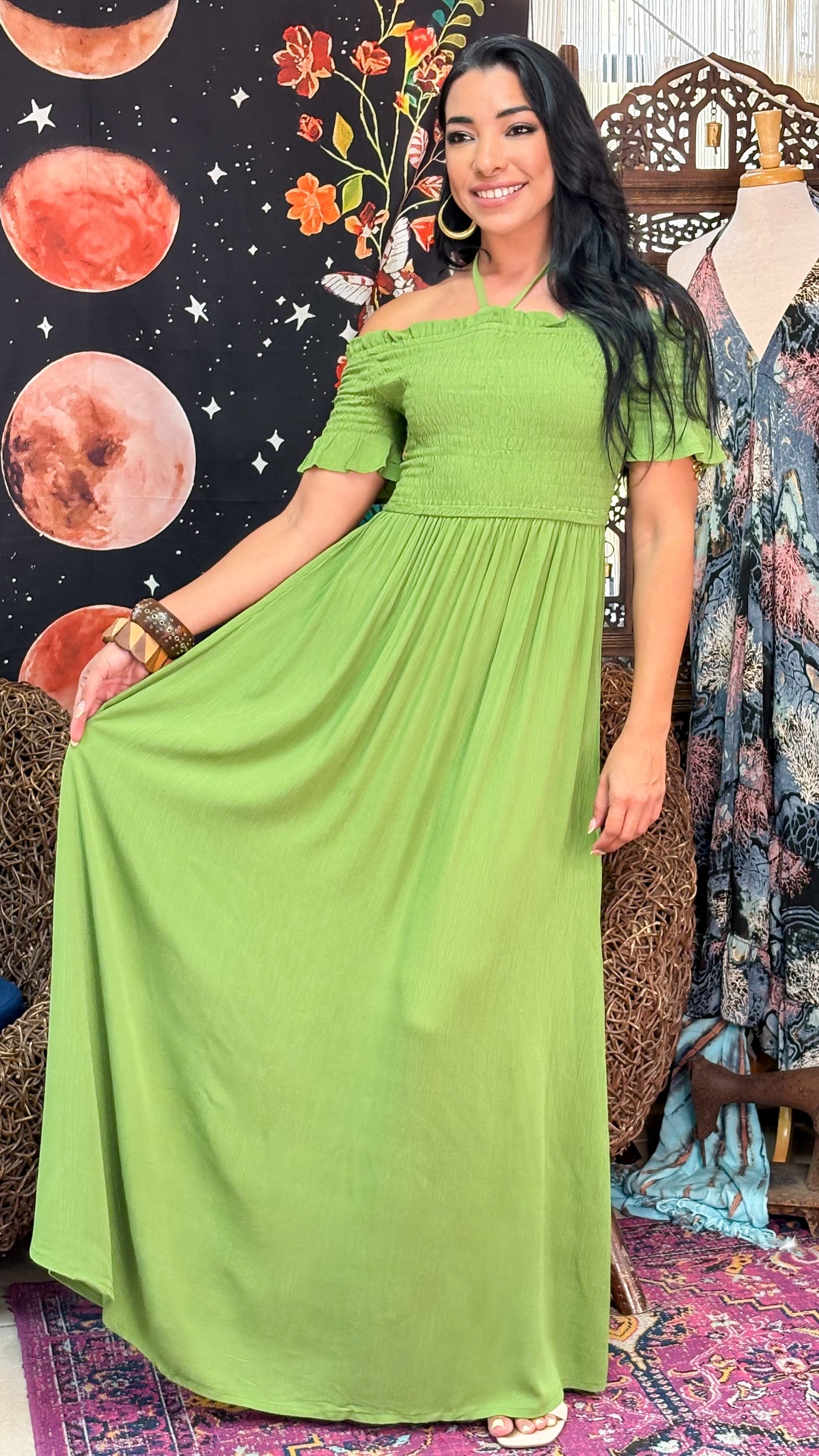 Amely Dress- Green