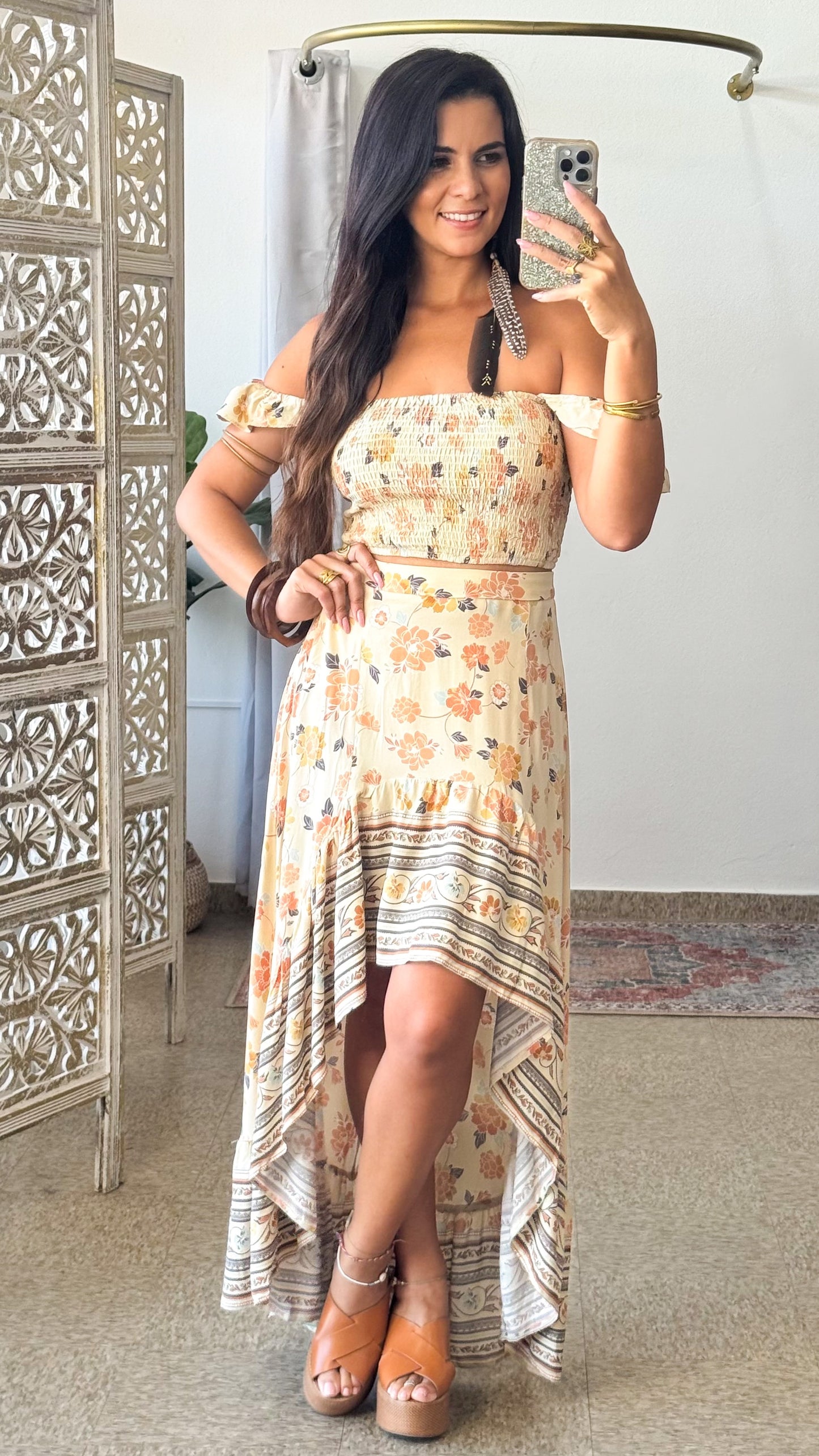 Ilyra Top & Skirt Set