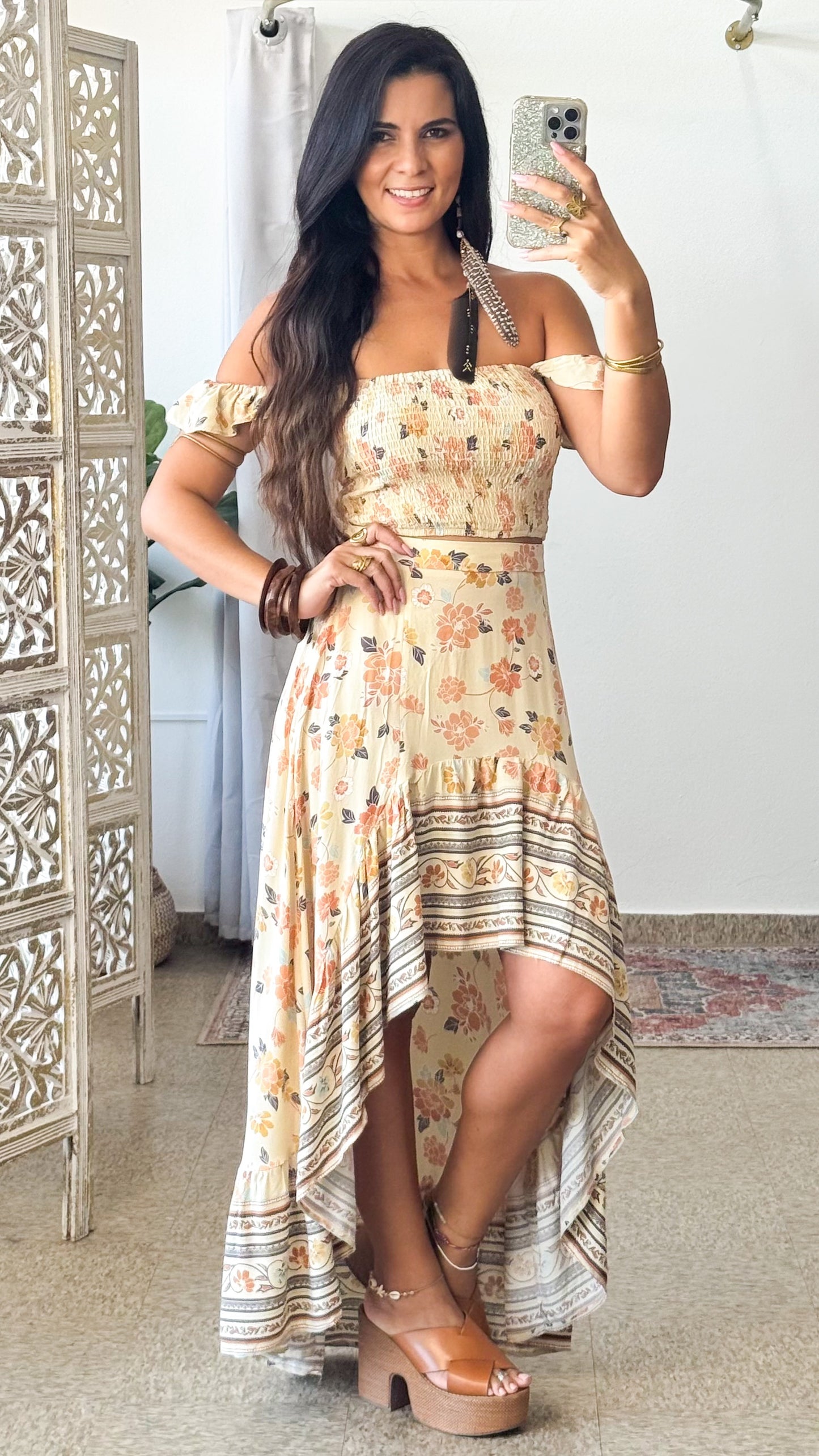 Ilyra Top & Skirt Set