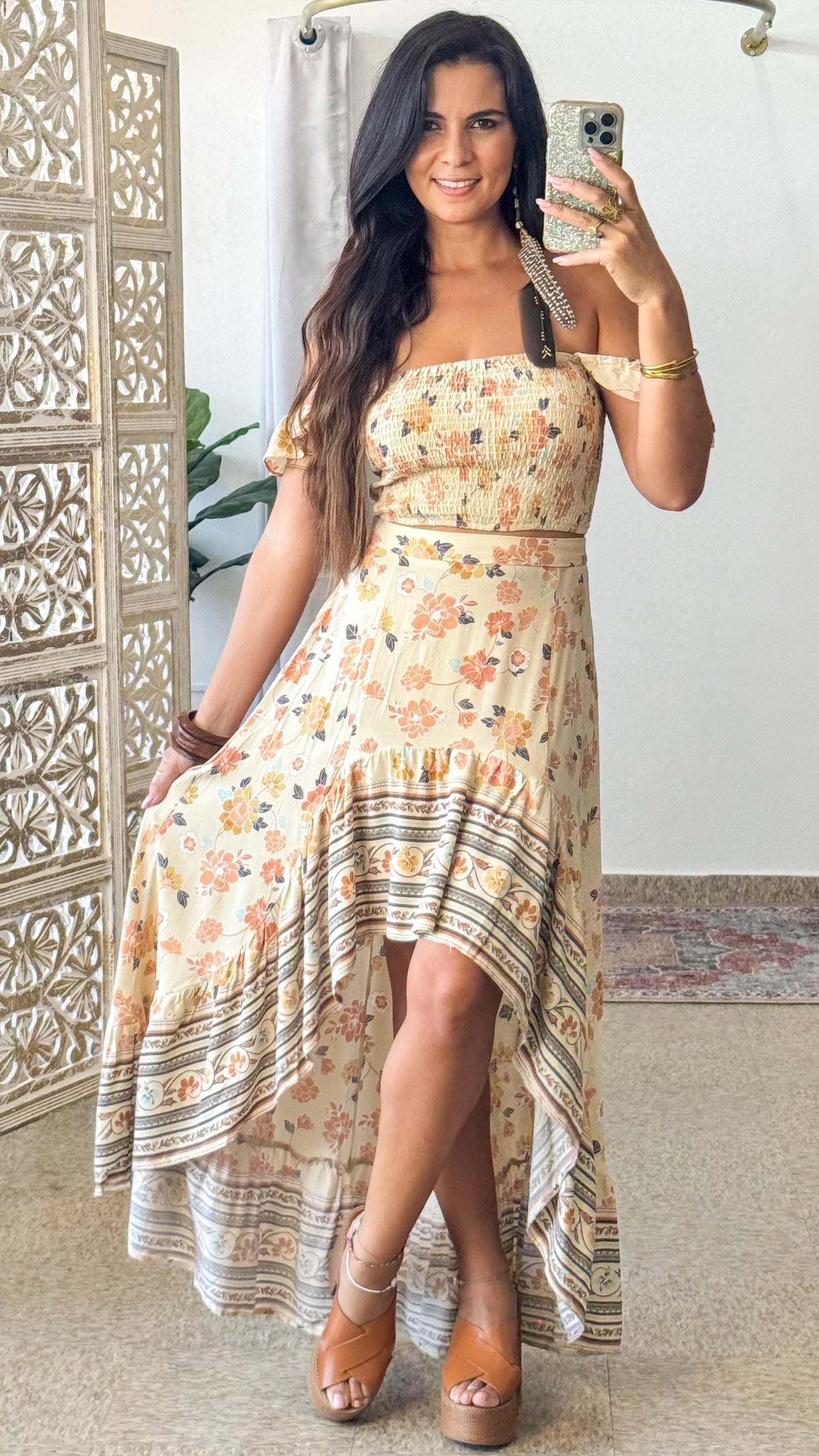 Ilyra Top & Skirt Set