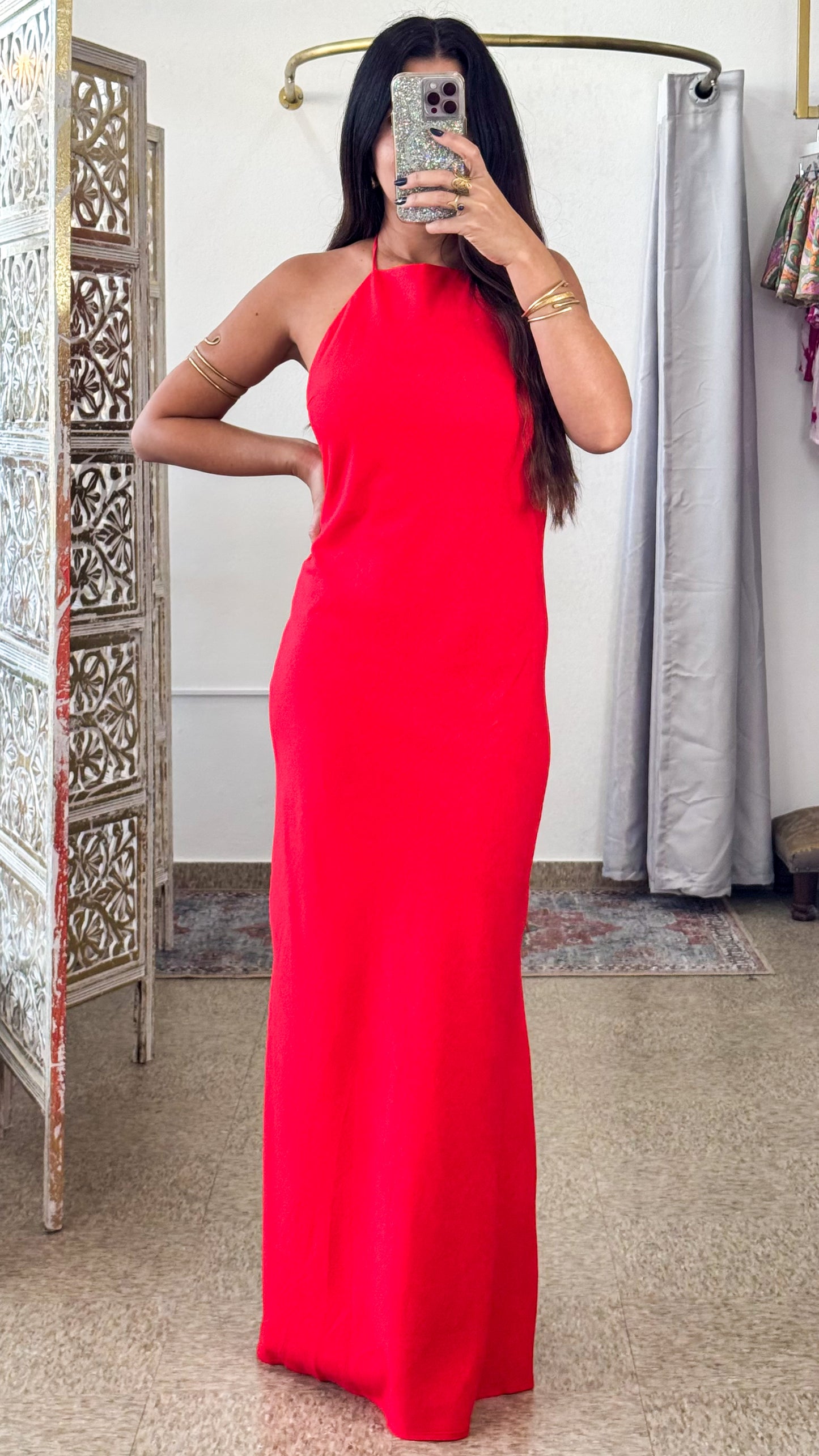 Aisha Dress- Red
