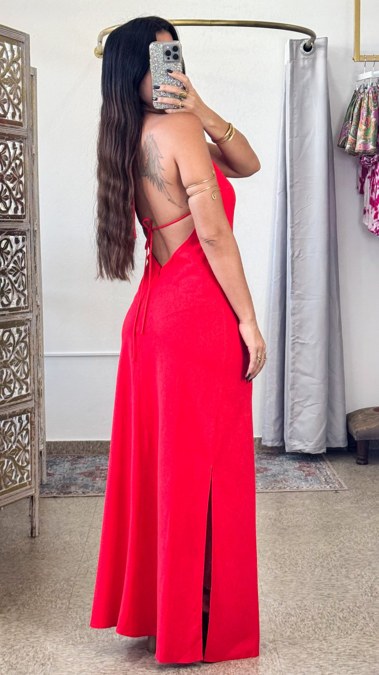 Aisha Dress- Red