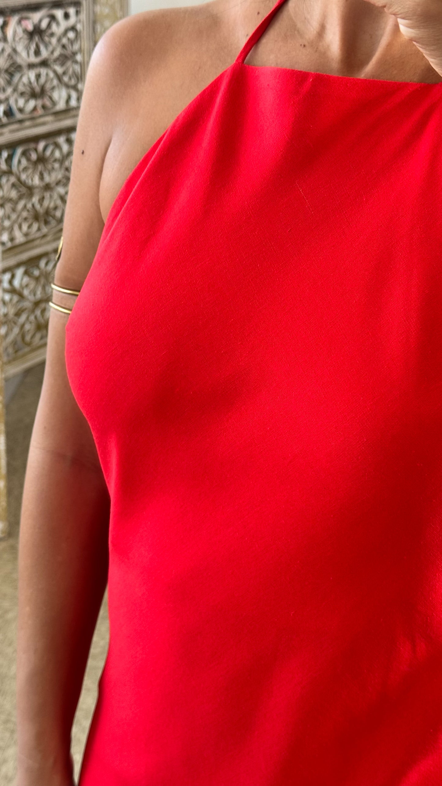 Aisha Dress- Red