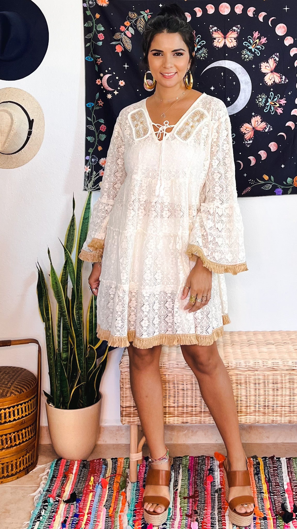 Lace Short Dress