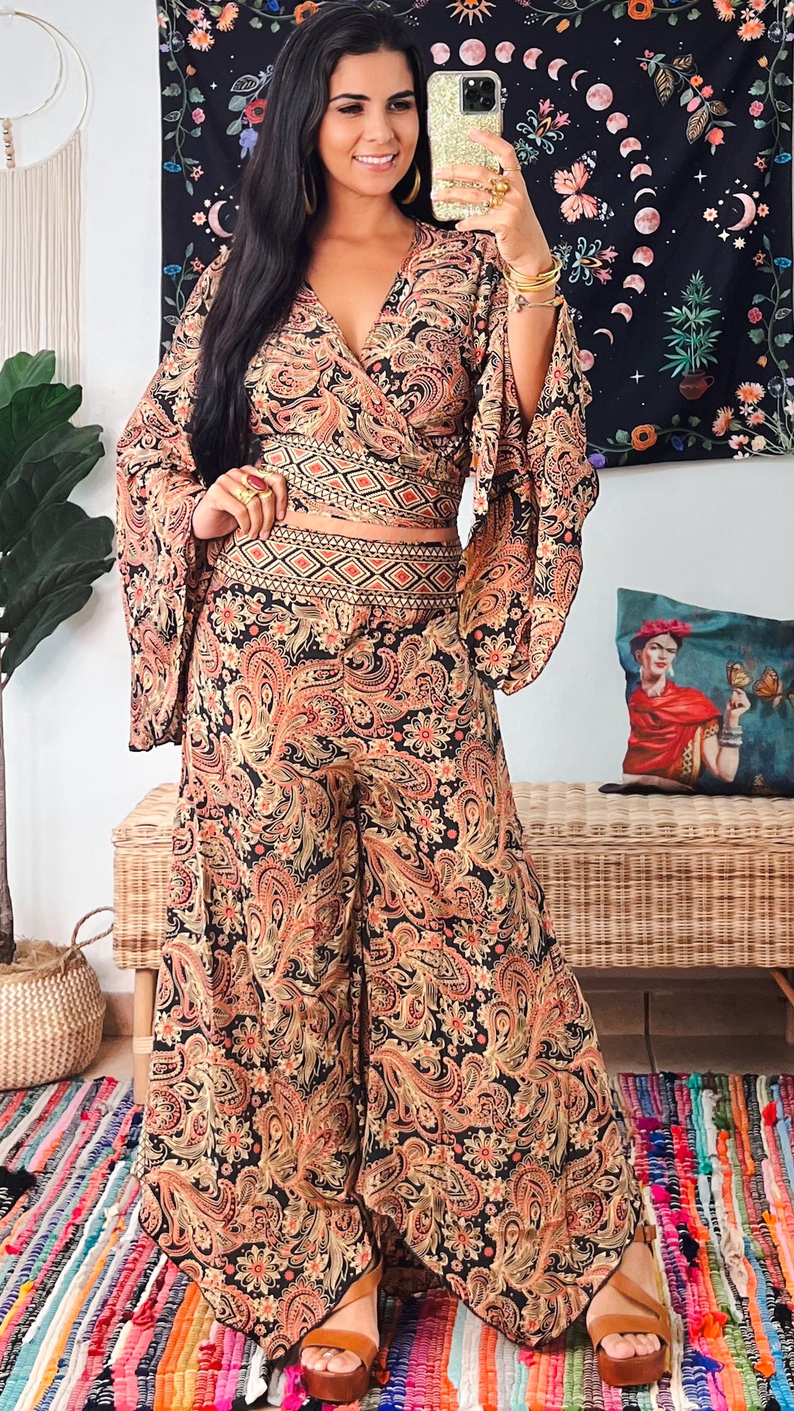 70s Top & Pant Set