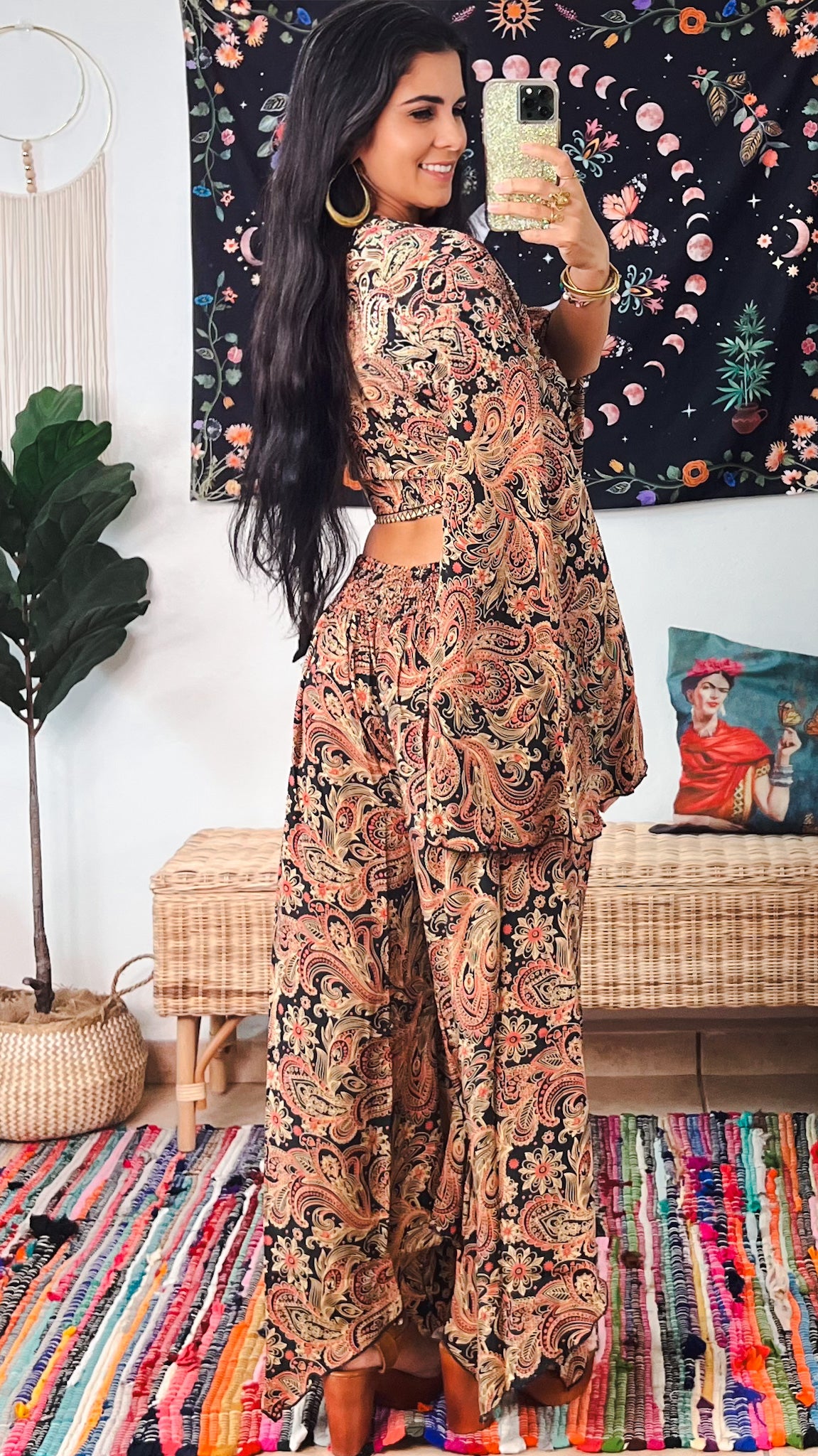 70s Top & Pant Set