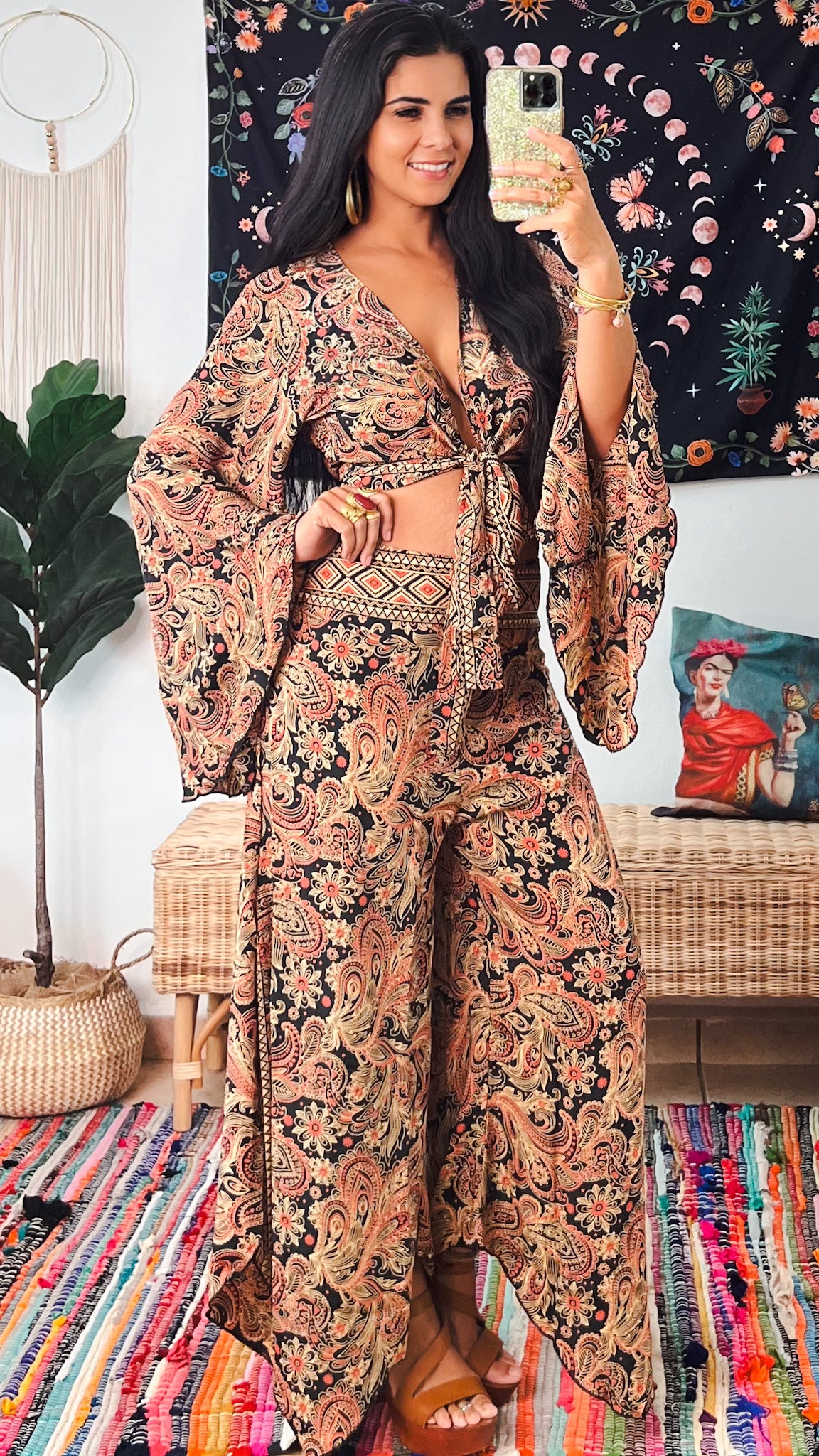 70s Top & Pant Set