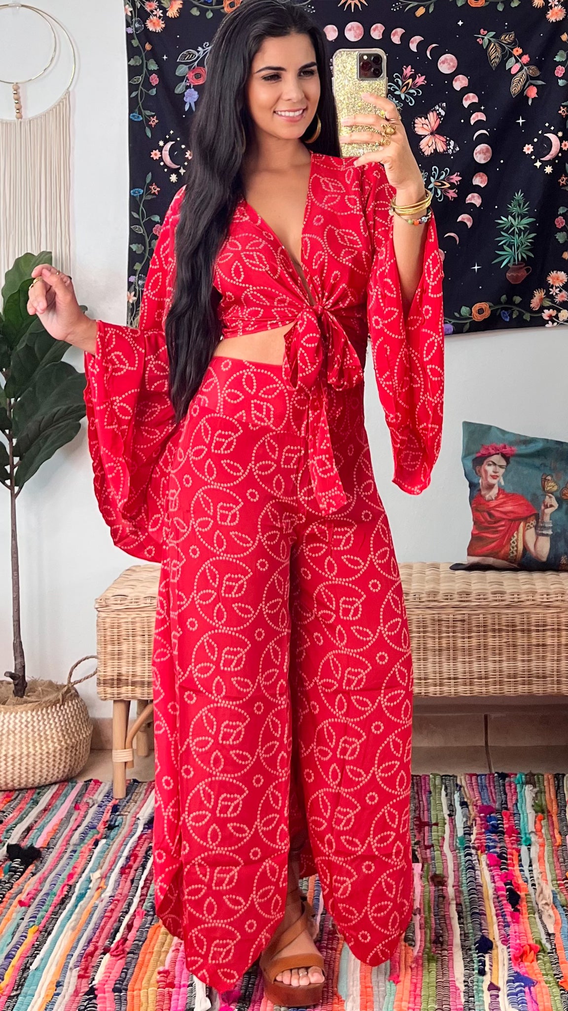 70s Top & Pant Set