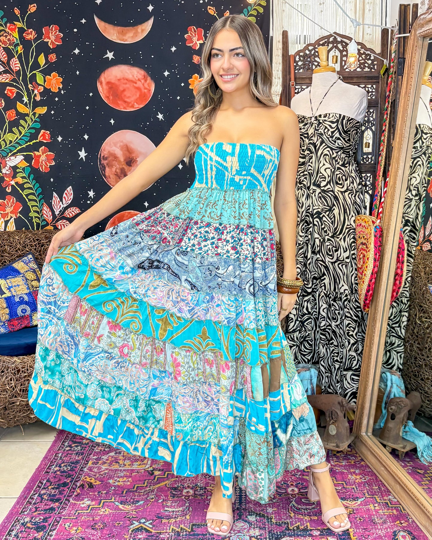 Zoe Patchwork Dress/Skirt