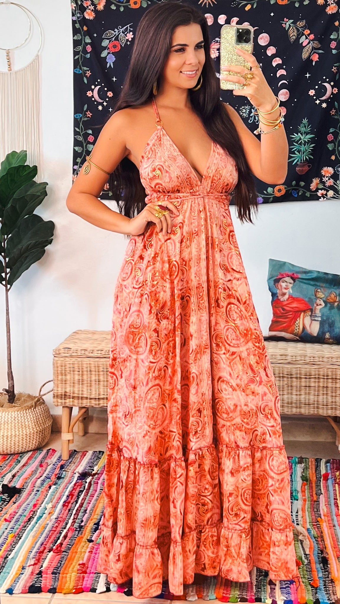 Vibrant Maxi Dress