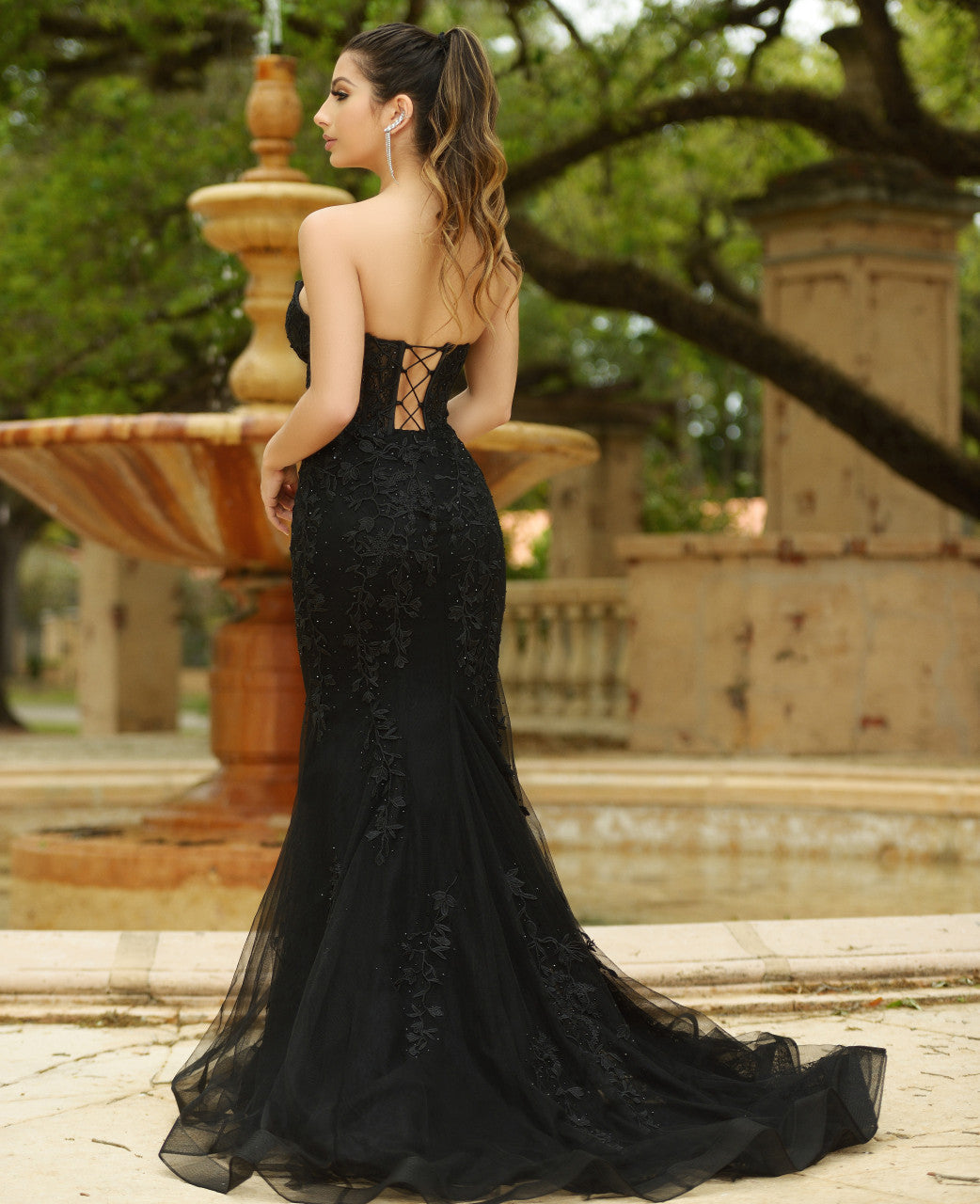 Size 6, Reva Gown - Black - FINAL SALE