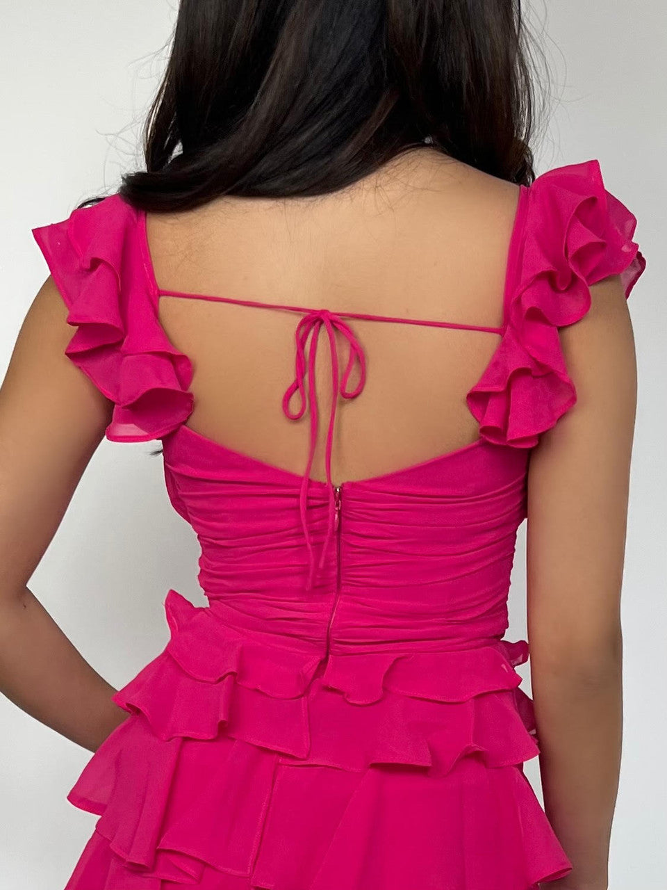 Size XL, Nora Mini Dress - Hot Pink - FINAL SALE