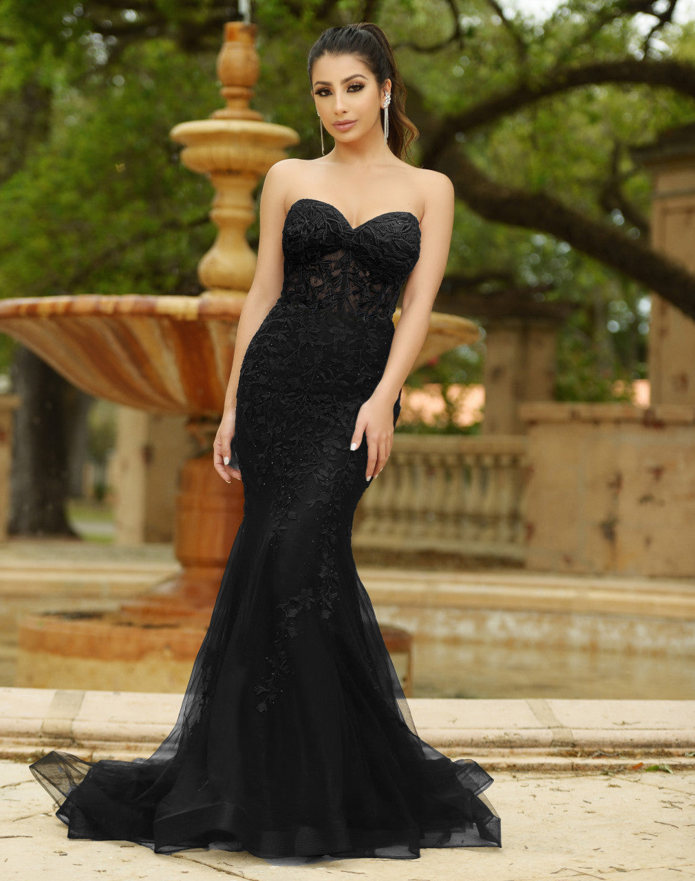 Size 6, Reva Gown - Black - FINAL SALE