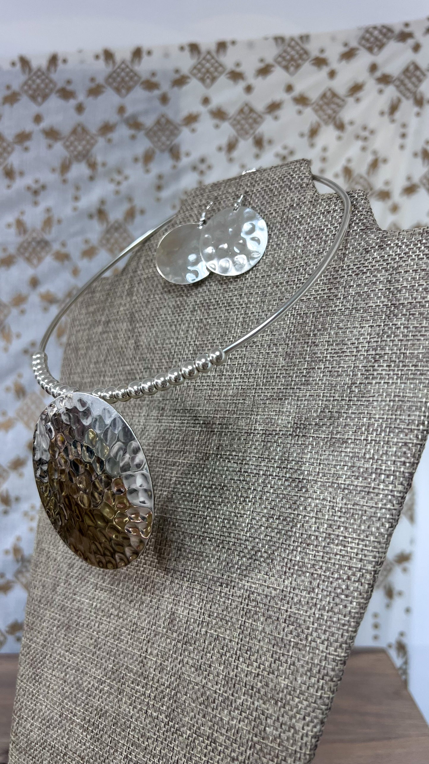 Brass Set Necklace