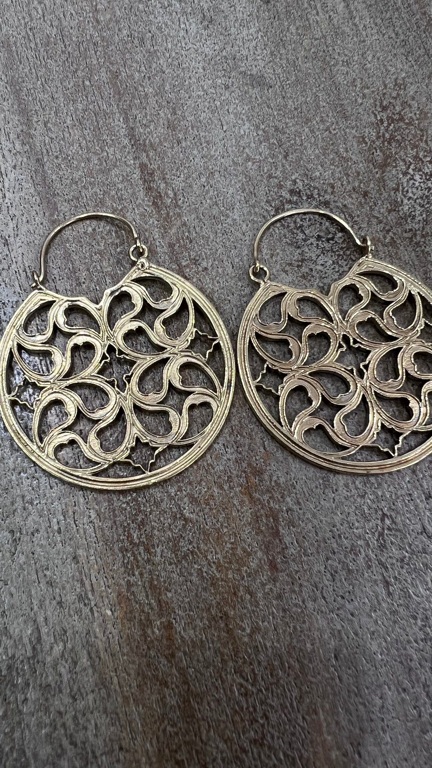 Brass Earrings